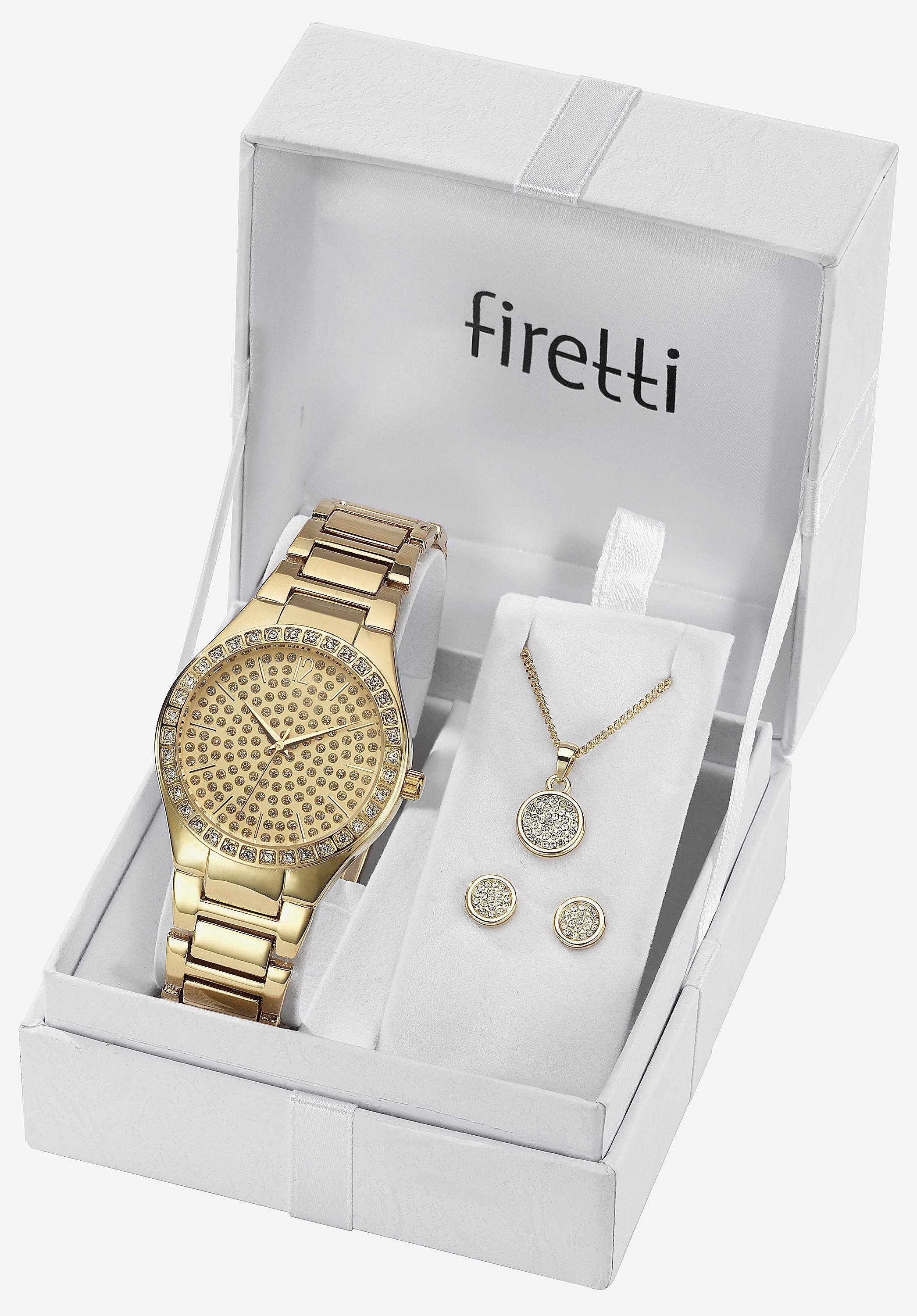 Firetti kwartshorloge »TLA-91305-Set« (horloge 2 en ketting met karabijnhanger) in de online shop | OTTO