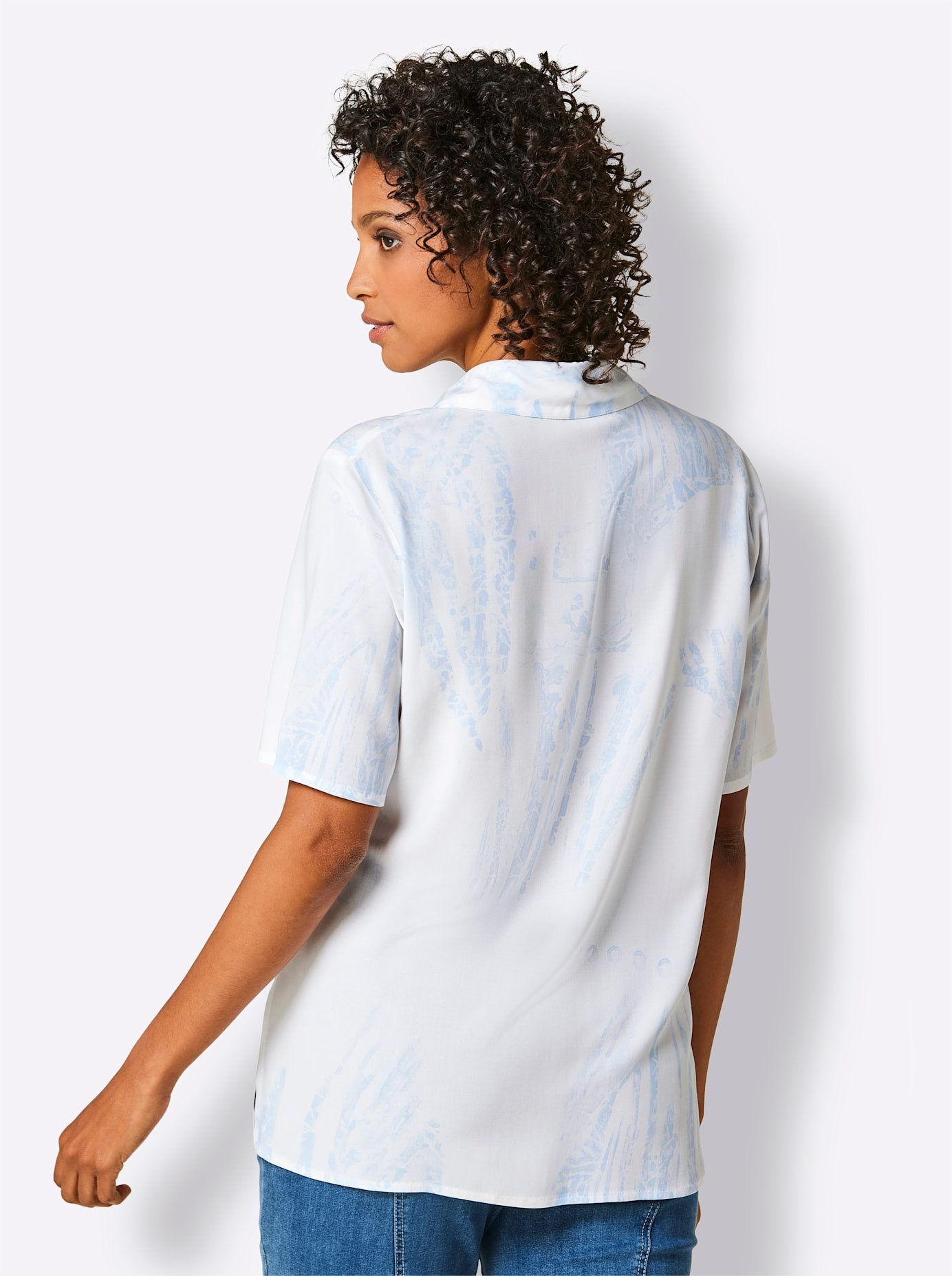 Creation L Gedessineerde blouse