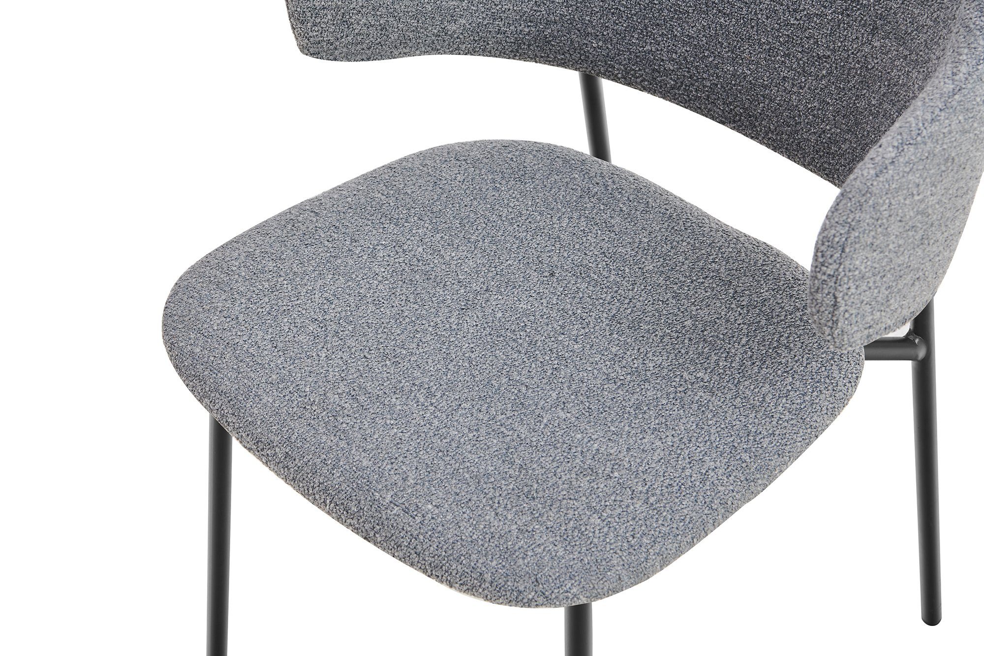 SalesFever Stoel met armleuningen met designframe en uitlopende armleuningen (set, 2 stuks)