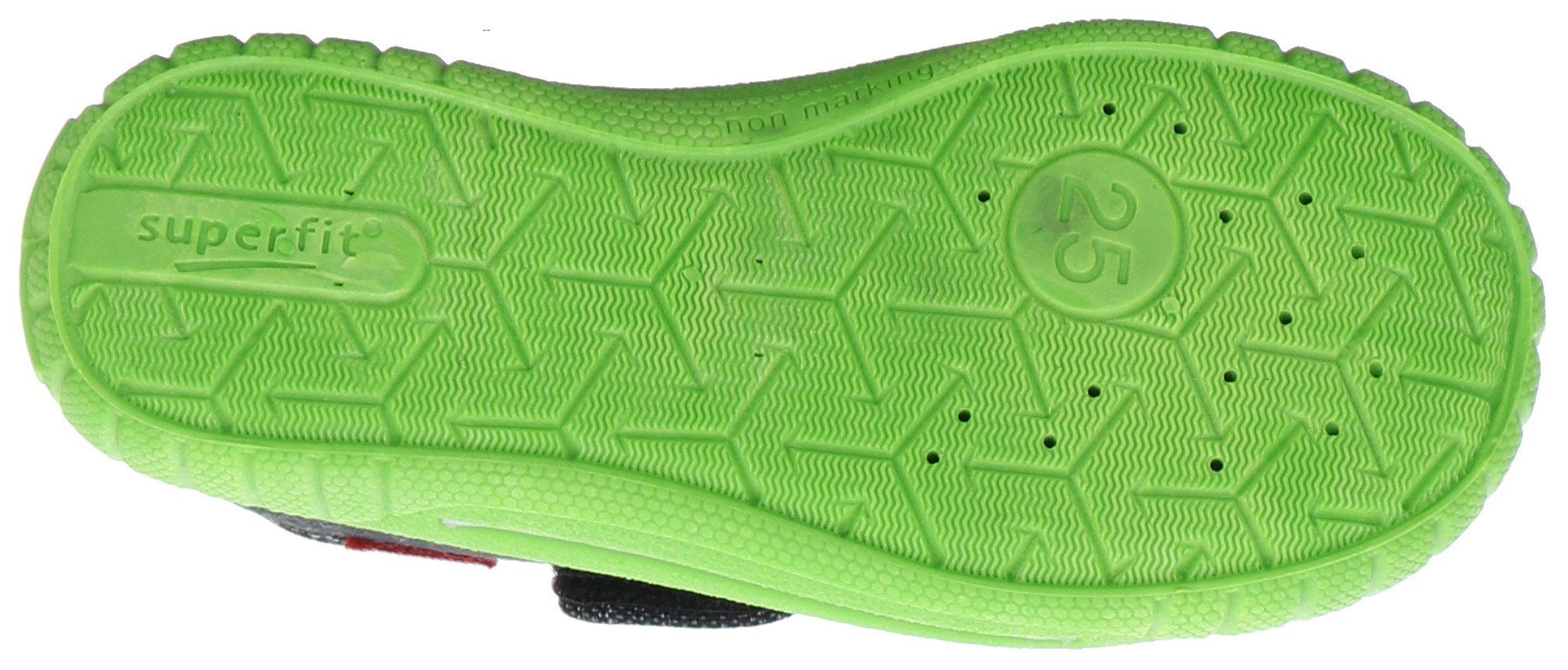 Superfit Pantoffels Bill WMS: middel Kinderschoen met klittenbandsluiting, maat sjabloon om te downloaden