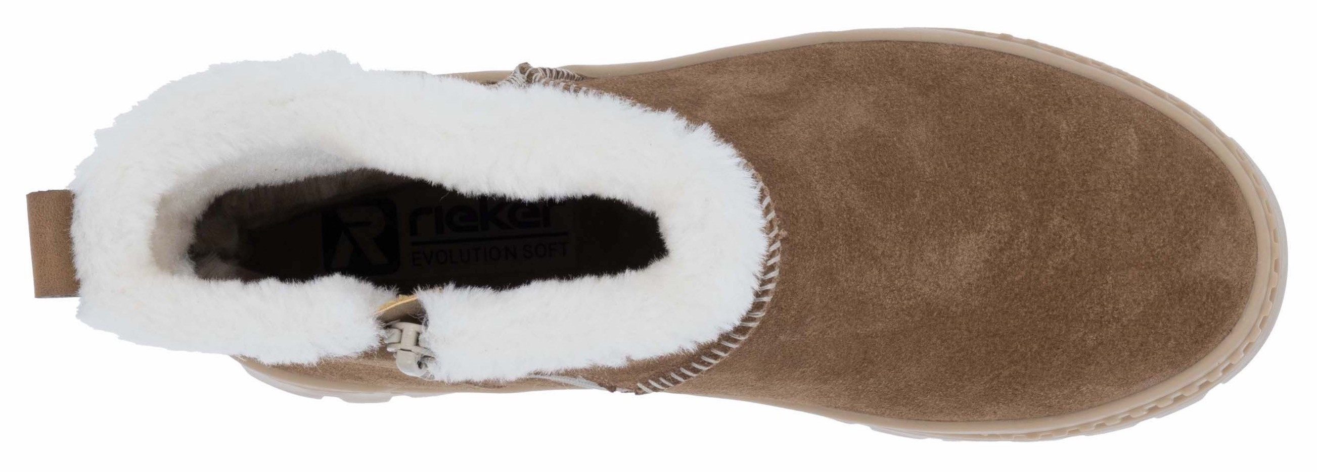 Rieker EVOLUTION Winterlaarzen winter-enkellaars, outdoorlaarzen met fiber grip-loopzool