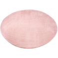 carpet city hoogpolig vloerkleed softshine 2236 bijzonder zacht door microvezel, woonkamer roze