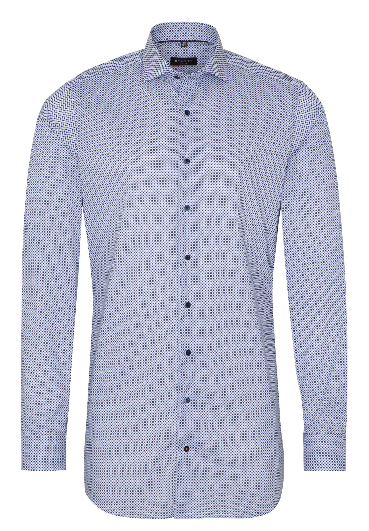 Eterna Overhemd met lange mouwen Slim fit