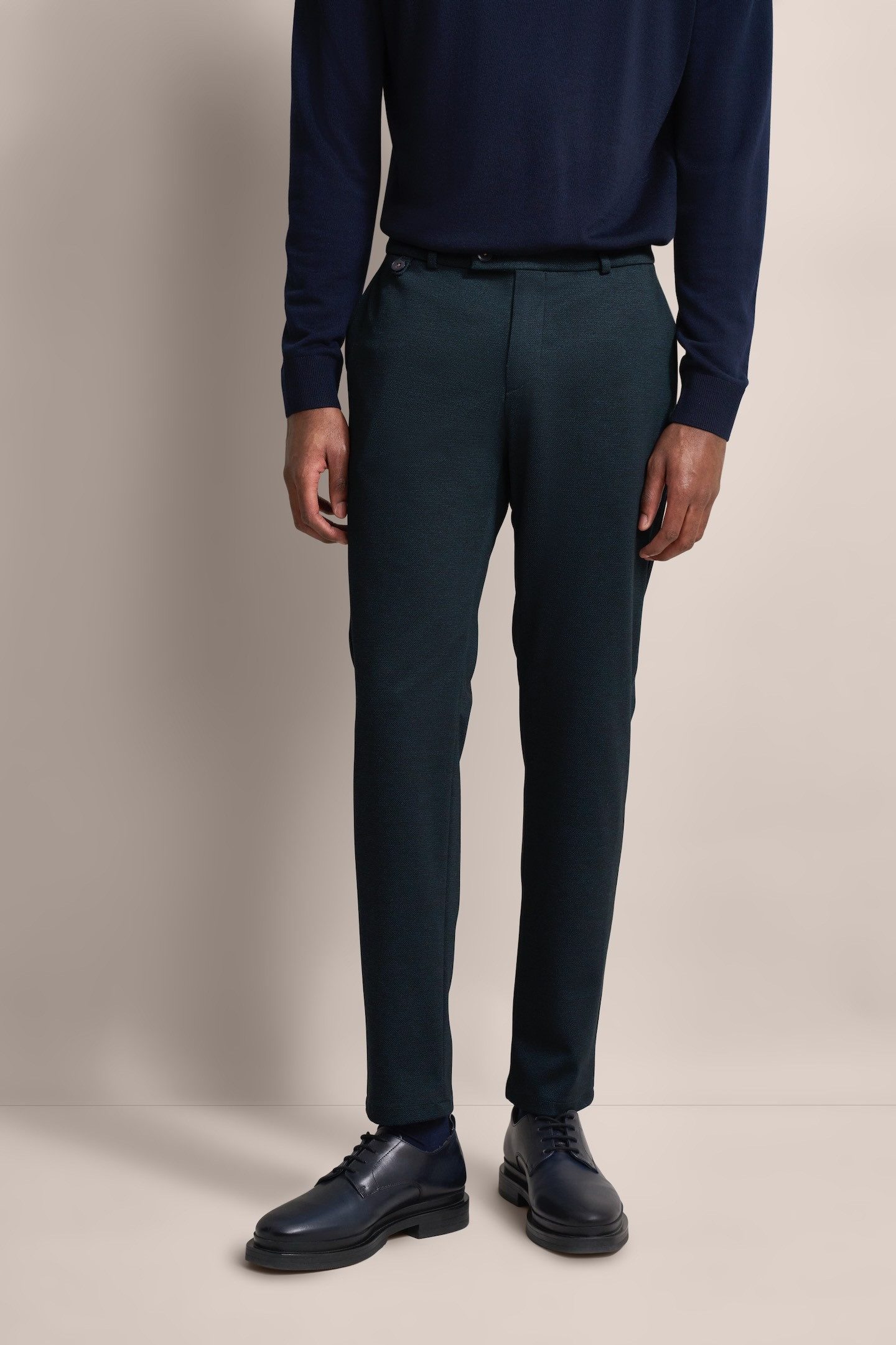 Bugatti Blauwe Chino Broek met Ritssluiting Zakken Blue Heren