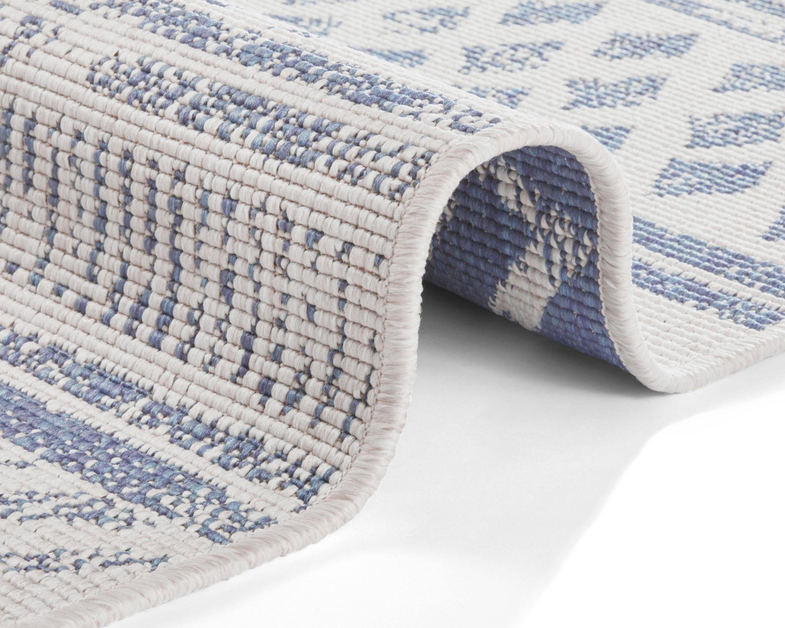 HANSE Home Vloerkleed BIRI tweezijdig te gebruiken kleed Binnen- en buitengebruik, weerbestendig, balkon, loper, woonkamer, waterbestendig, boho