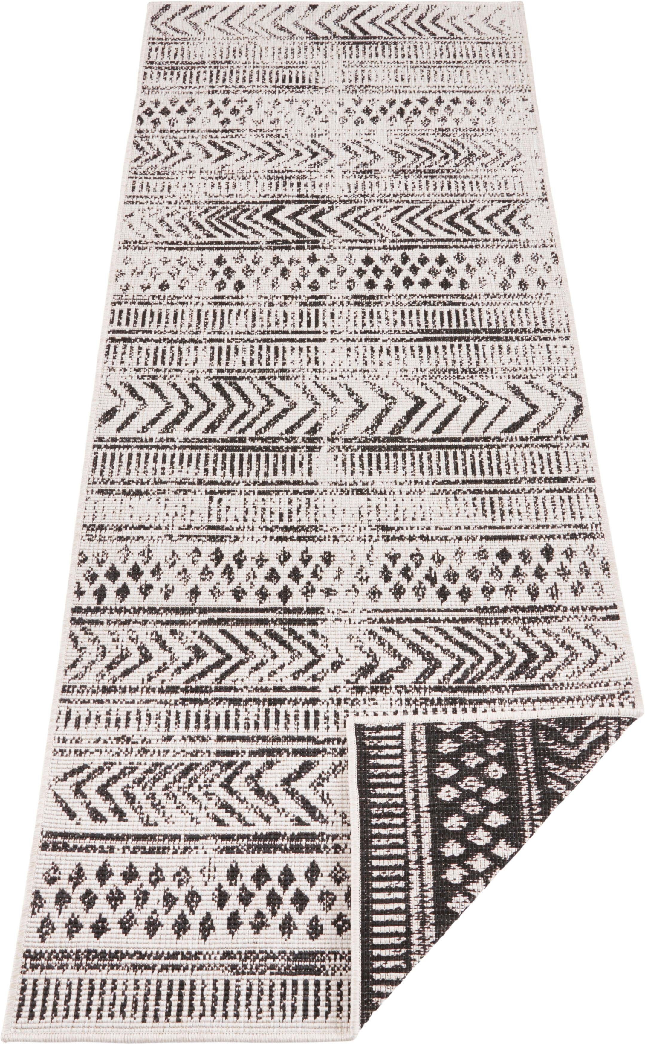 NORTHRUGS Vloerkleed BIRI tweezijdig te gebruiken kleed In- & outdoor, weerbestendig, balkon, tuin, woonkamer, waterbestendig, boho