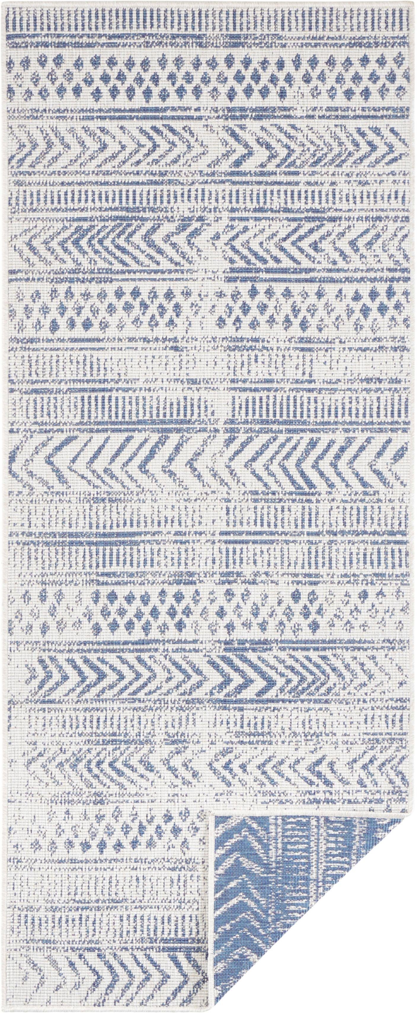 HANSE Home Vloerkleed BIRI tweezijdig te gebruiken kleed Binnen- en buitengebruik, weerbestendig, balkon, loper, woonkamer, waterbestendig, boho