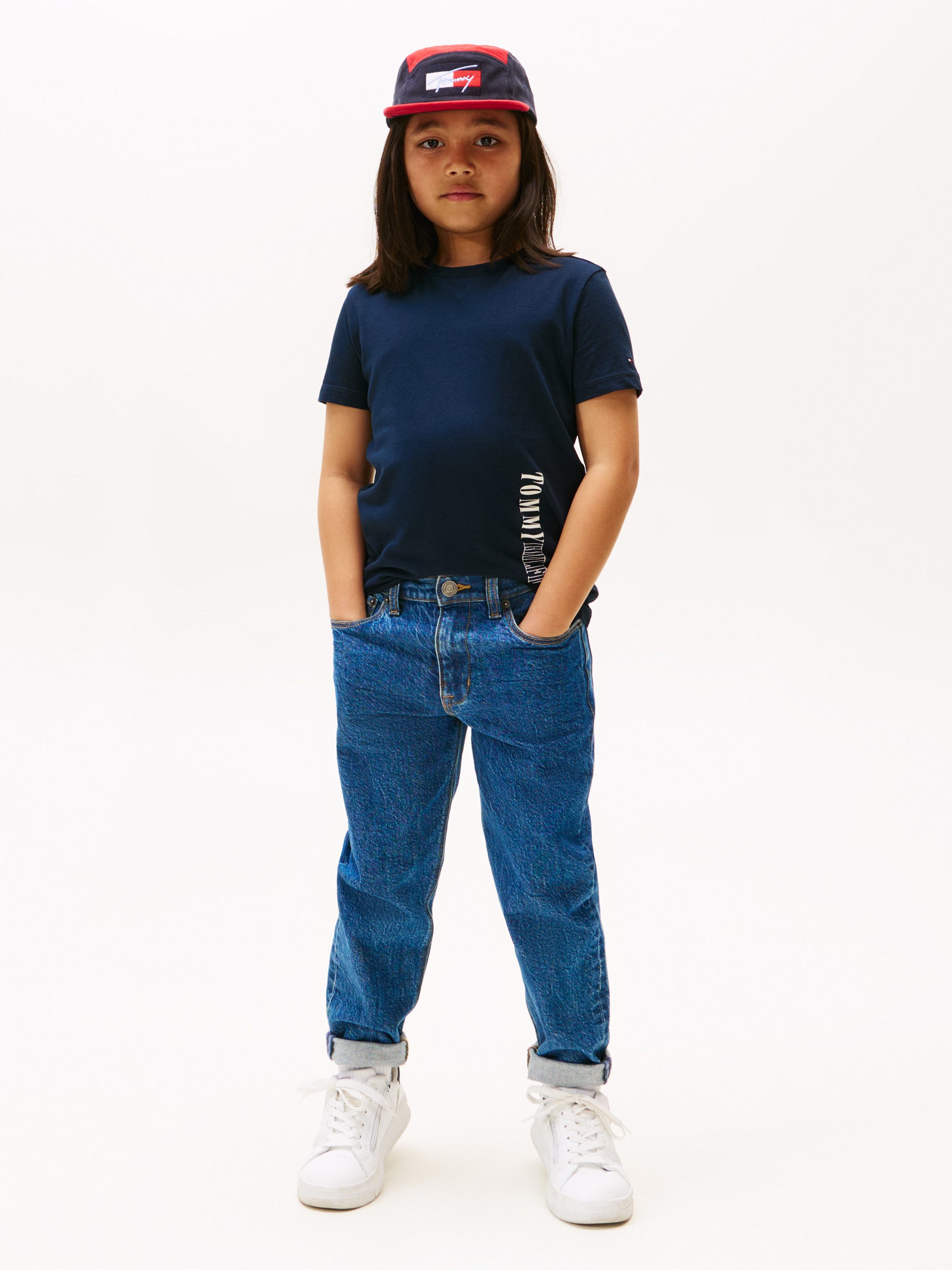 Tommy Hilfiger T-shirt TOMMY HILFIGER GRAPHIC T-SHIRT voor kinderen tot 16 jaar, tommy hilfiger opschrift