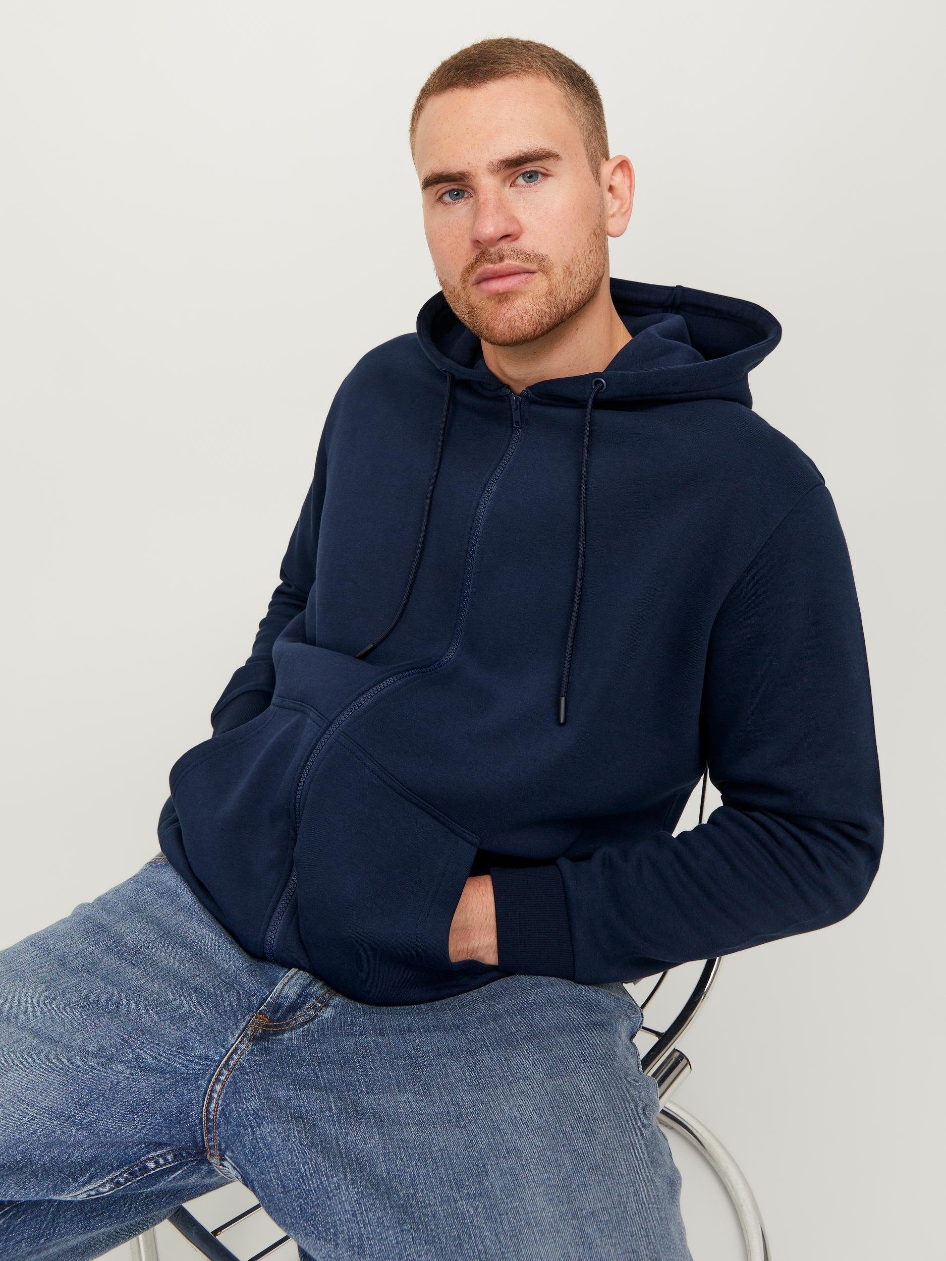 Jack & Jones PlusSize Capuchonsweatvest JJEBRADLEY SWEAT ZIP HOOD NOOS PLS