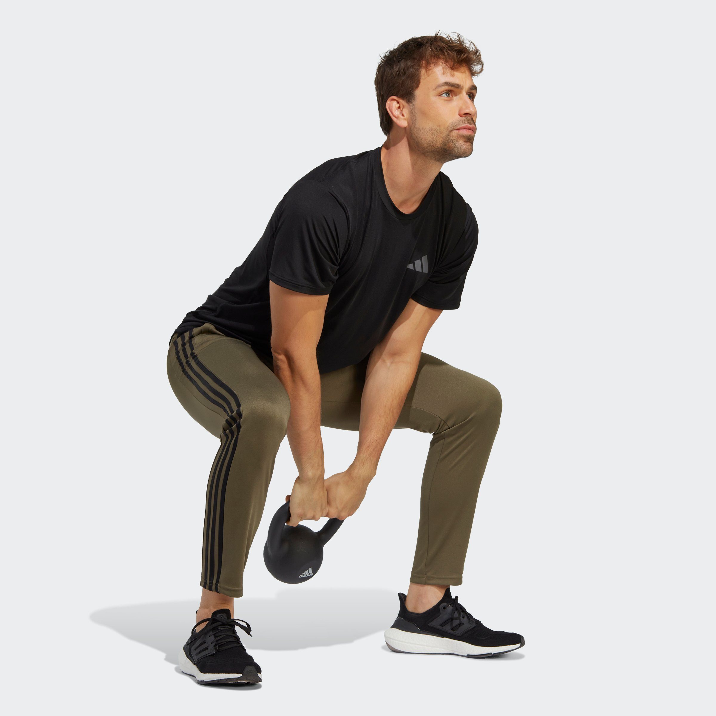 adidas Performance Sportbroek TRAIN ESSENTIALS 3STREPEN (1-delig)