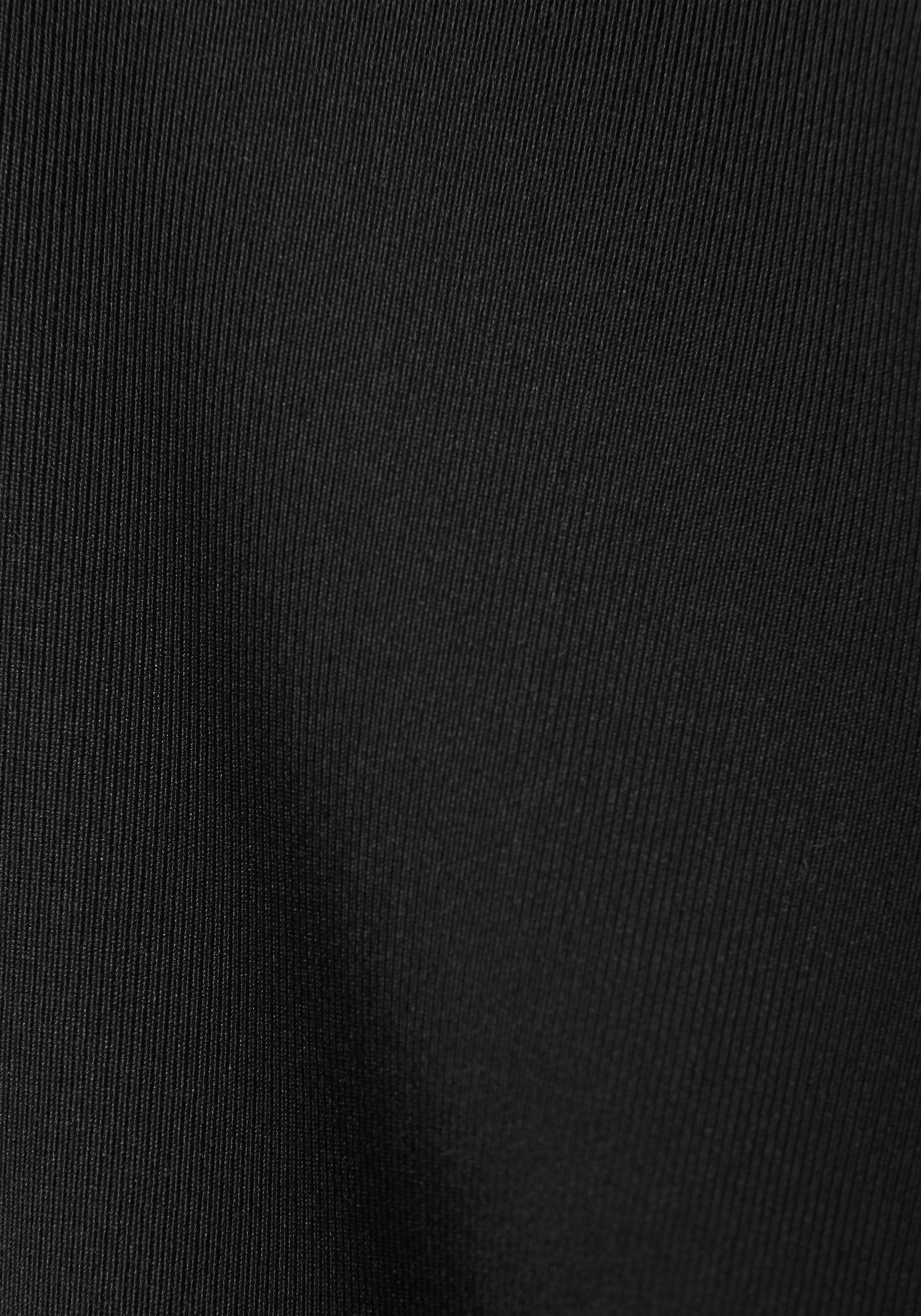 active by Lascana Shirt met korte mouwen Tropical met brede ribinzet