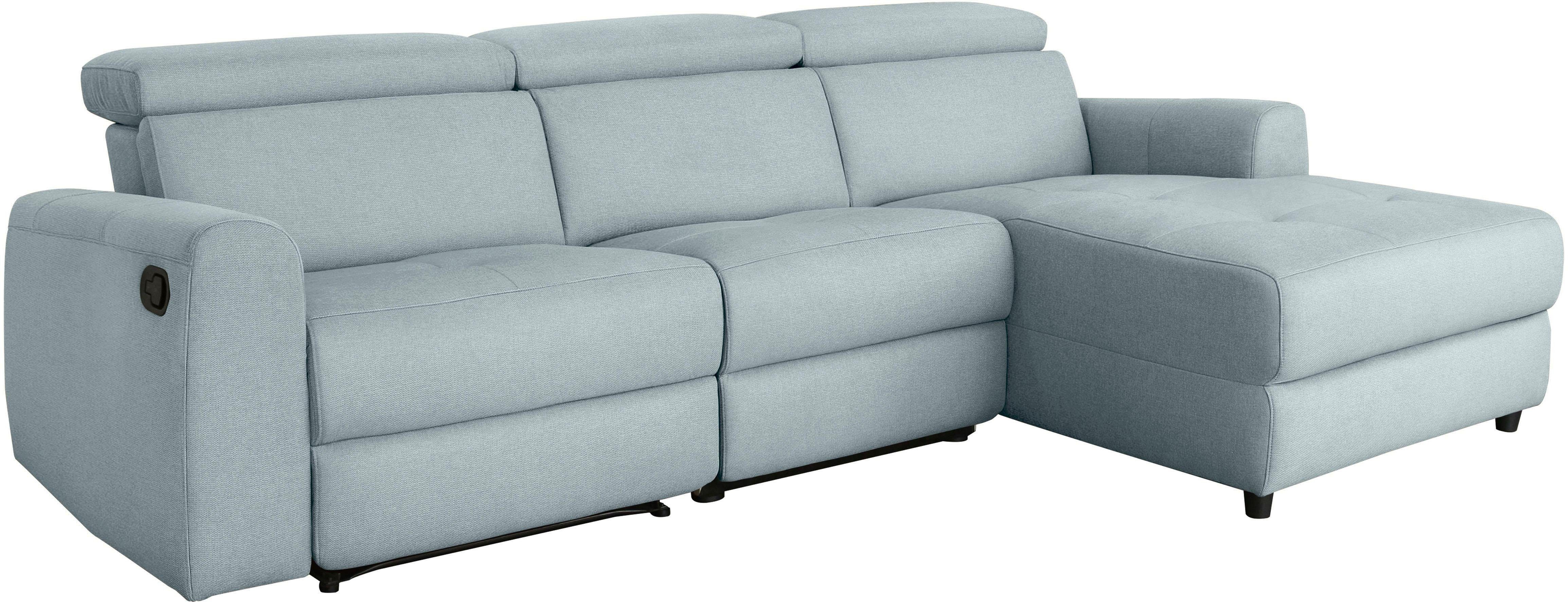 Home affaire Hoekbank Sentrano, L-vorm, 275 cm, man. of electr. relaxfunctie en usb/kopverstelling