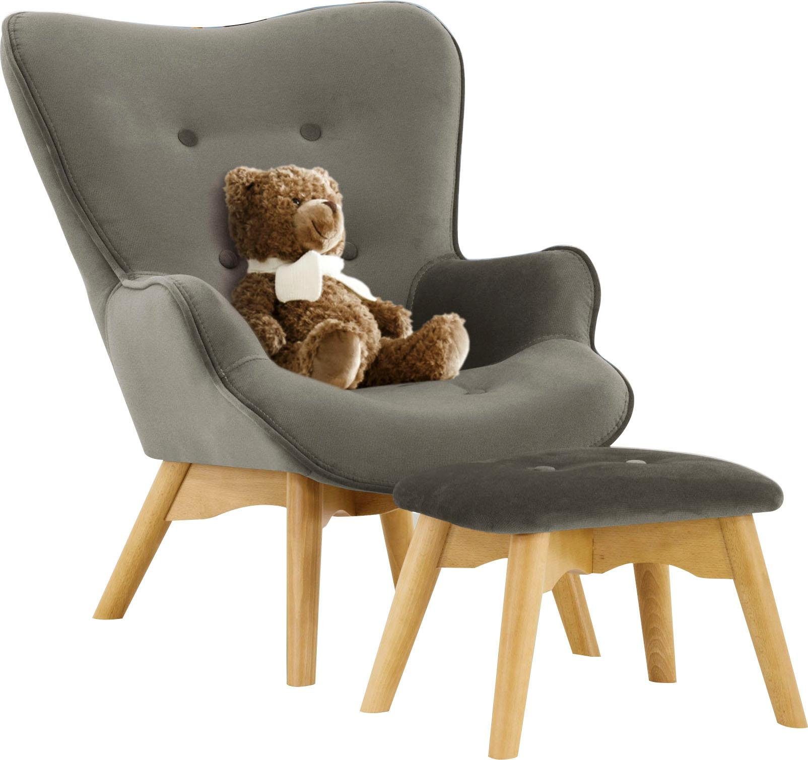 Lüttenhütt Fauteuil Duca mini in een kleine versie voor kinderen