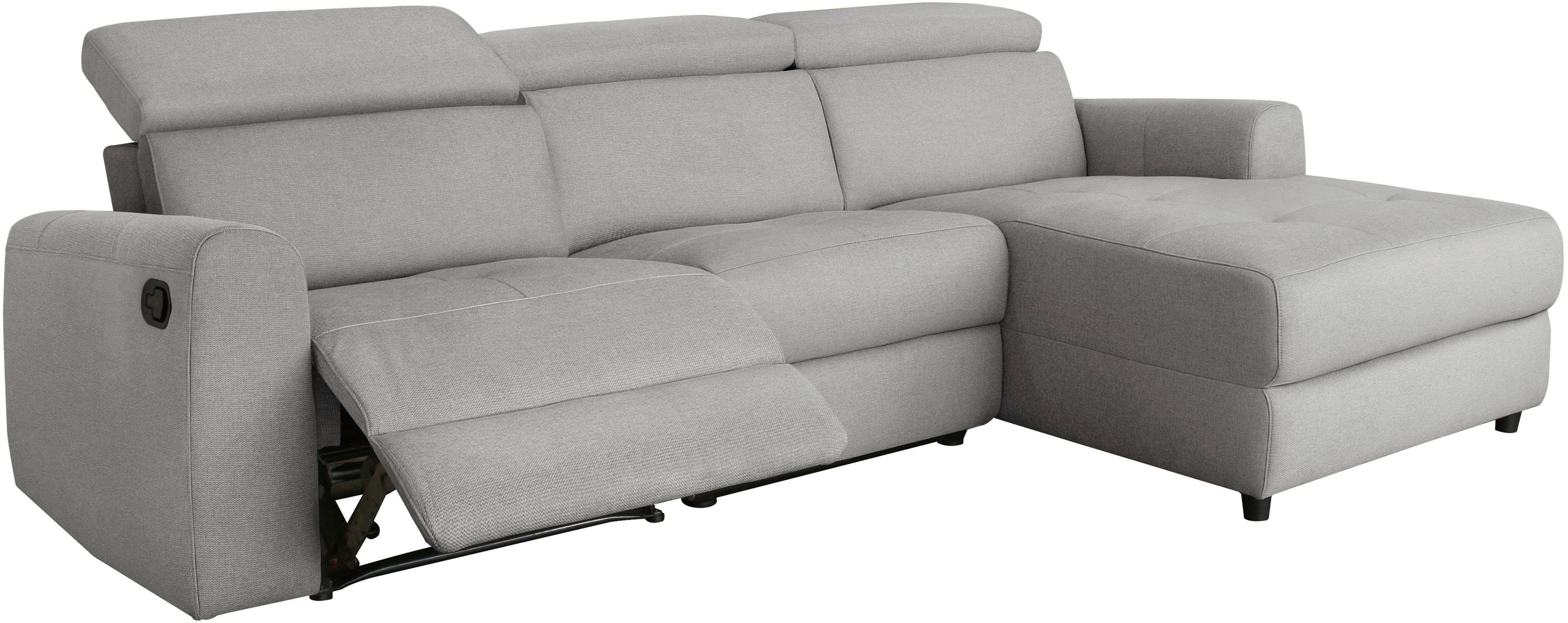 Home affaire Hoekbank Sentrano, L-vorm, 275 cm, man. of electr. relaxfunctie en usb/kopverstelling