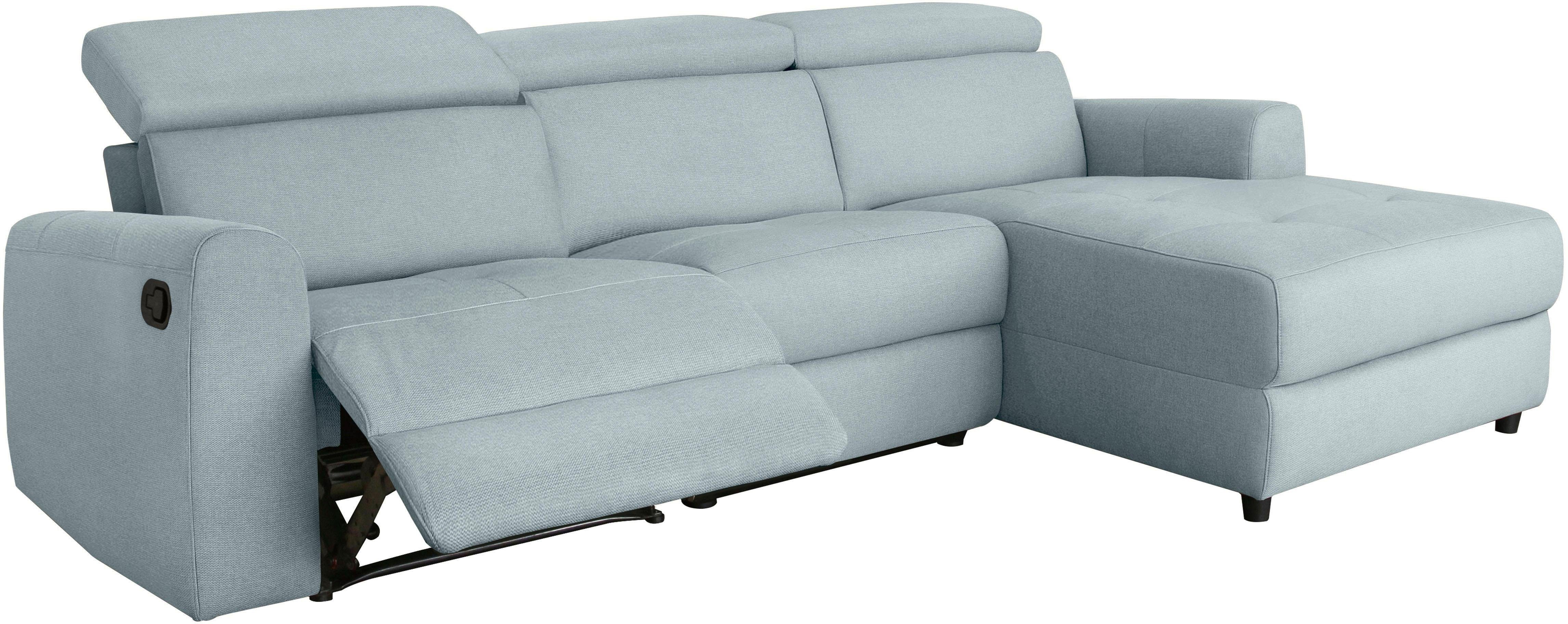 Home affaire Hoekbank Sentrano, L-vorm, 275 cm, man. of electr. relaxfunctie en usb/kopverstelling