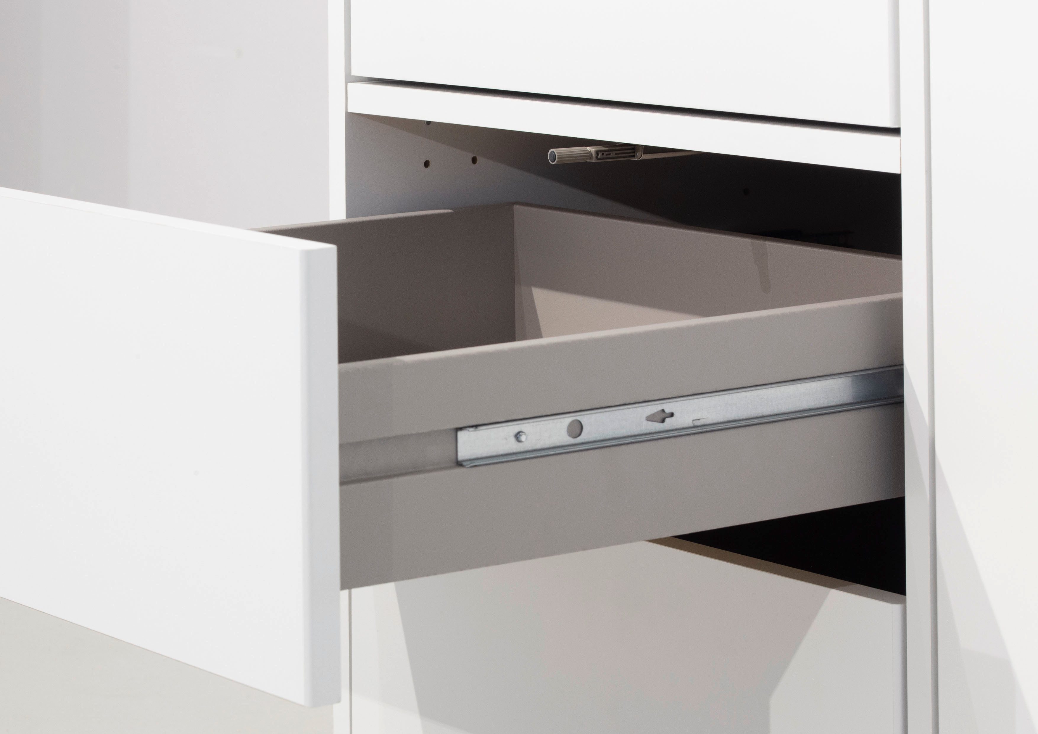 rauch Draaideurkast Kledingkast Kast Garderobe Wasmand NABILA veel Opbergruimte met 2 lades en push-to-open functie topseller made in germany