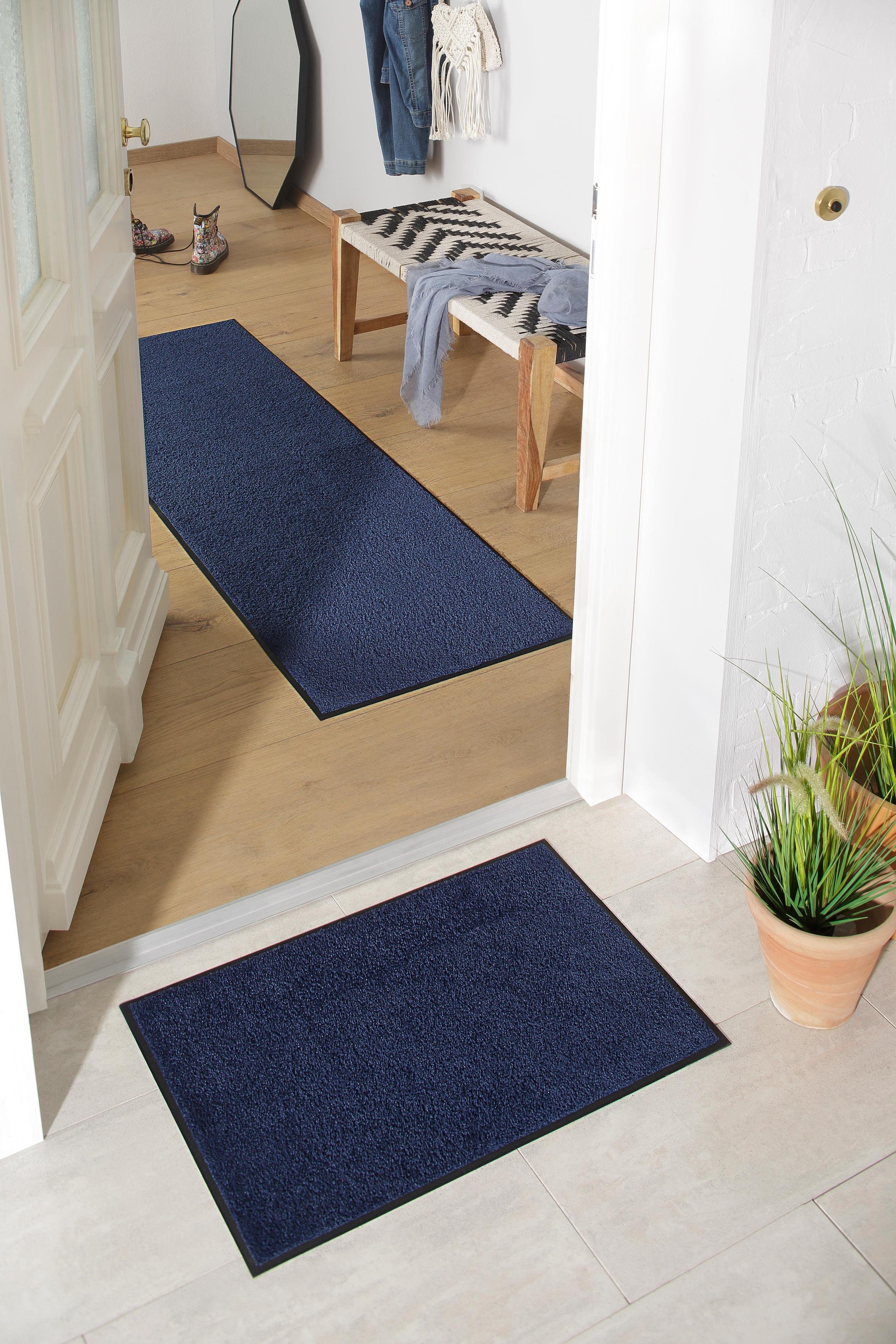 my home Mat LAVEA Inloopmat, unikleuren, in- en outdoor-vloerkleed, wasbaar