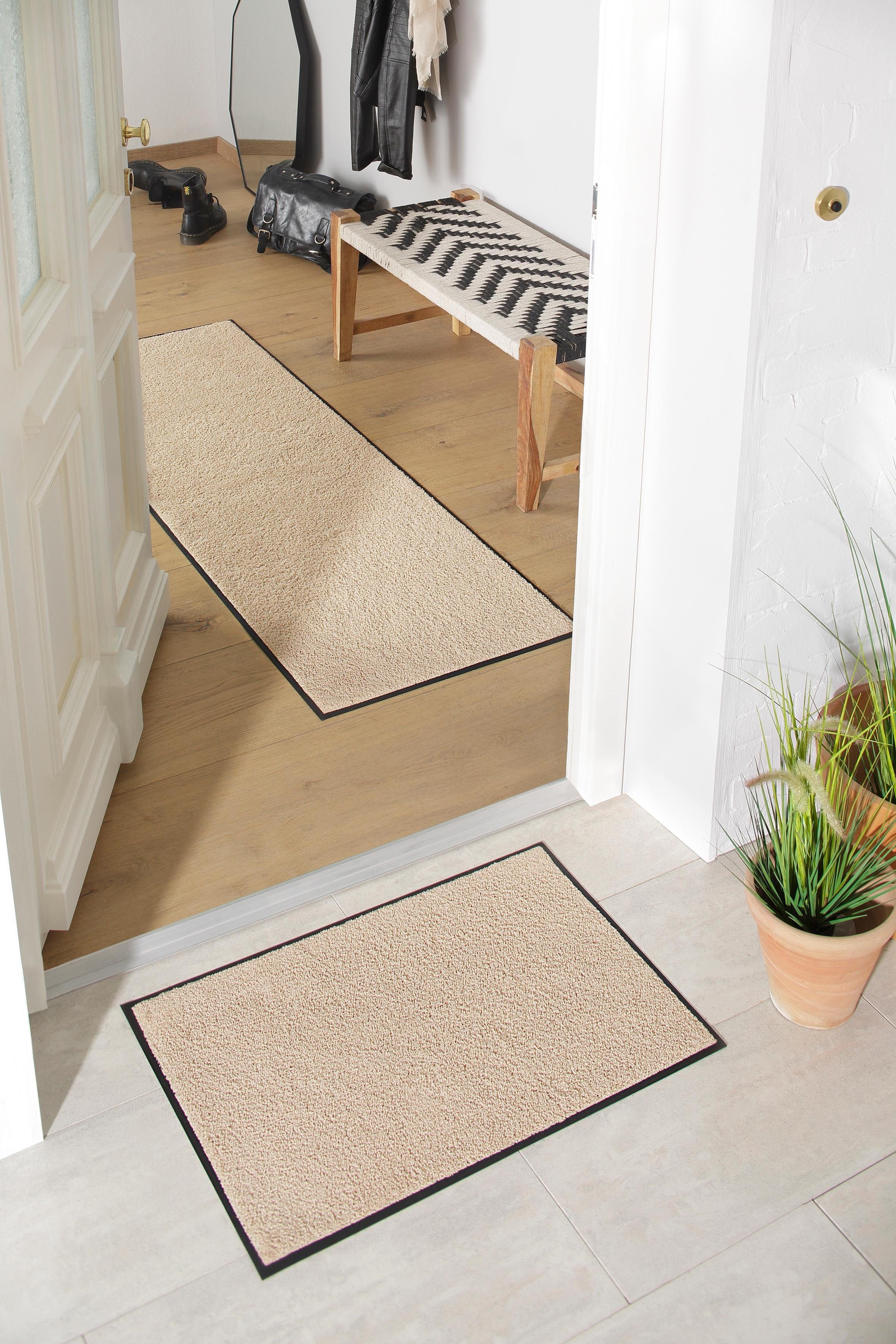 my home Loper LAVEA Loper, loper, brug, inloopmat, unikleuren, wasbaar