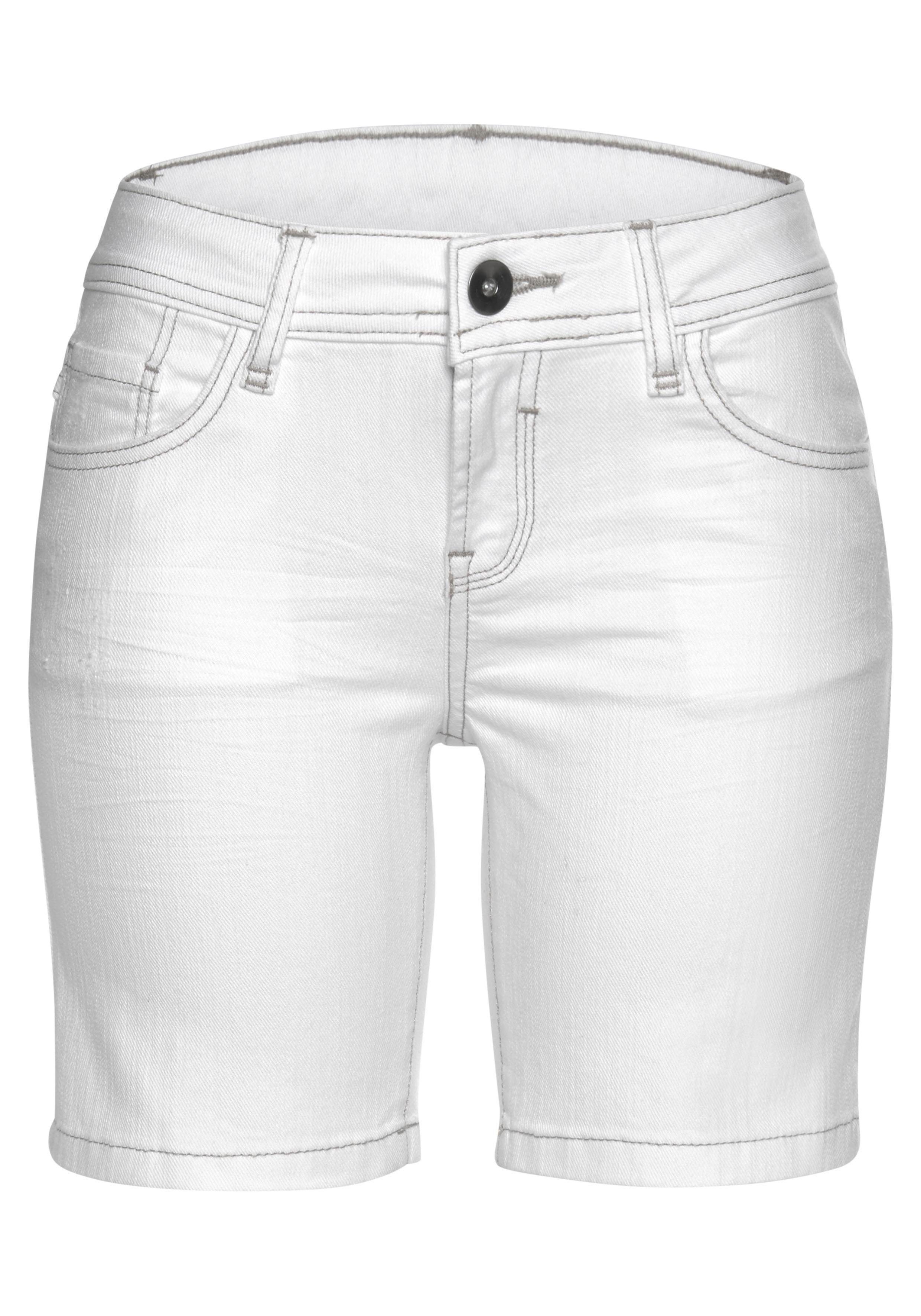s.Oliver RED LABEL Beachwear Short met stretchpercentage, bermuda's om op te rollen, korte broek