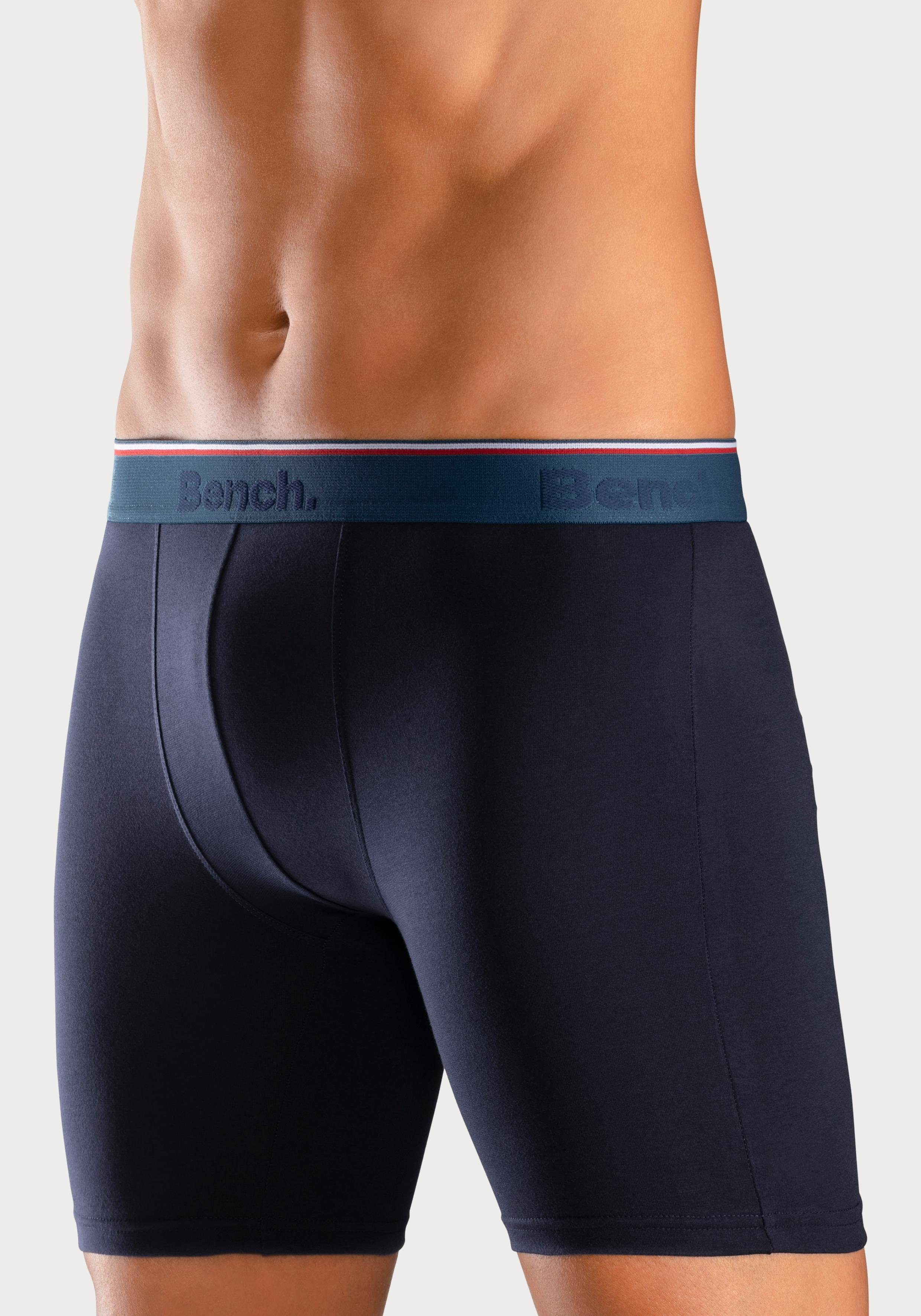 Bench. Lange boxershort met smalle strepen in het logo-weefband (set, 4 stuks)
