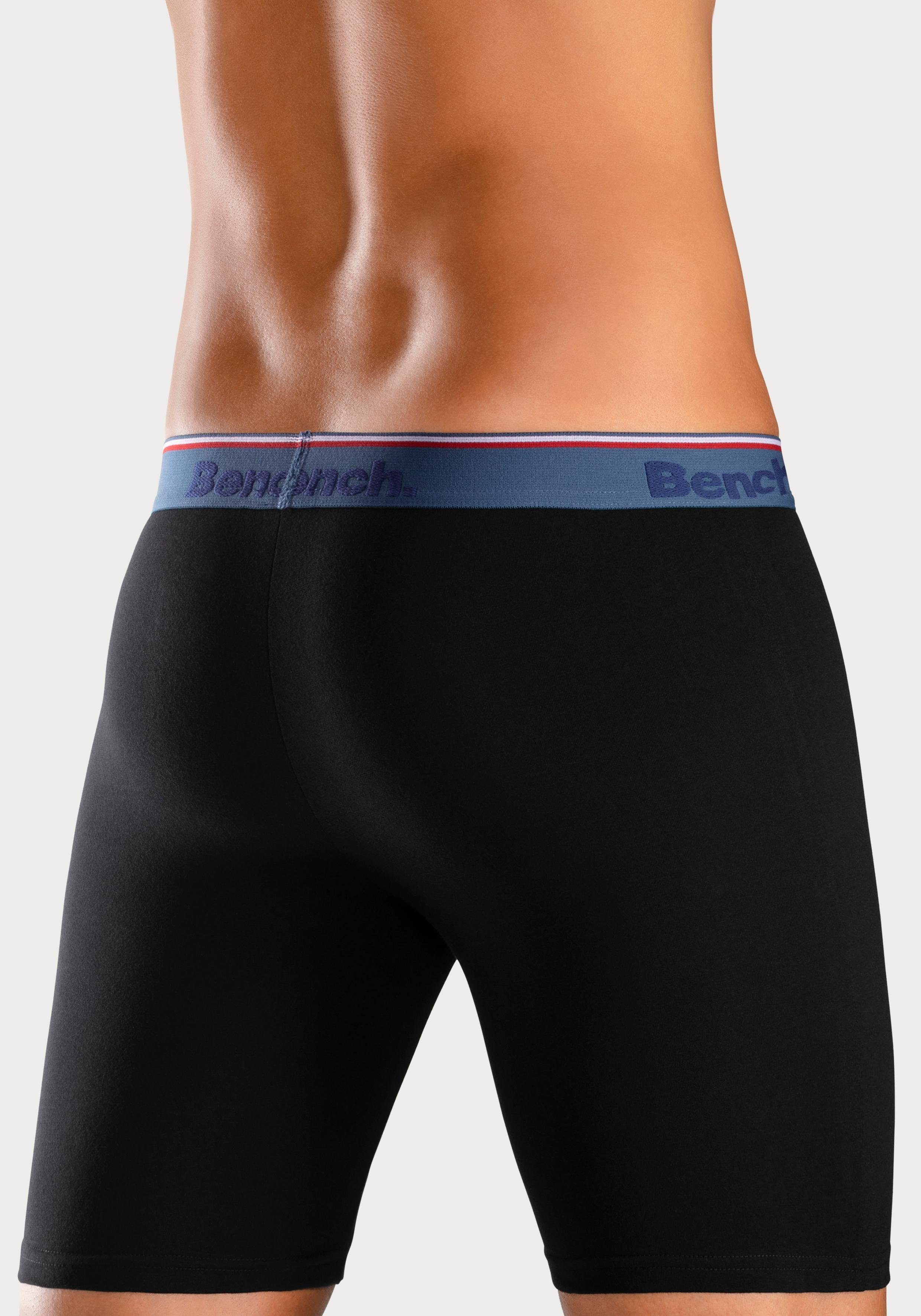 Bench. Lange boxershort met smalle strepen in het logo-weefband (set, 4 stuks)