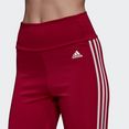 adidas trainingstights designed to move high-rise 3 strepen sport 7-8-tight rood