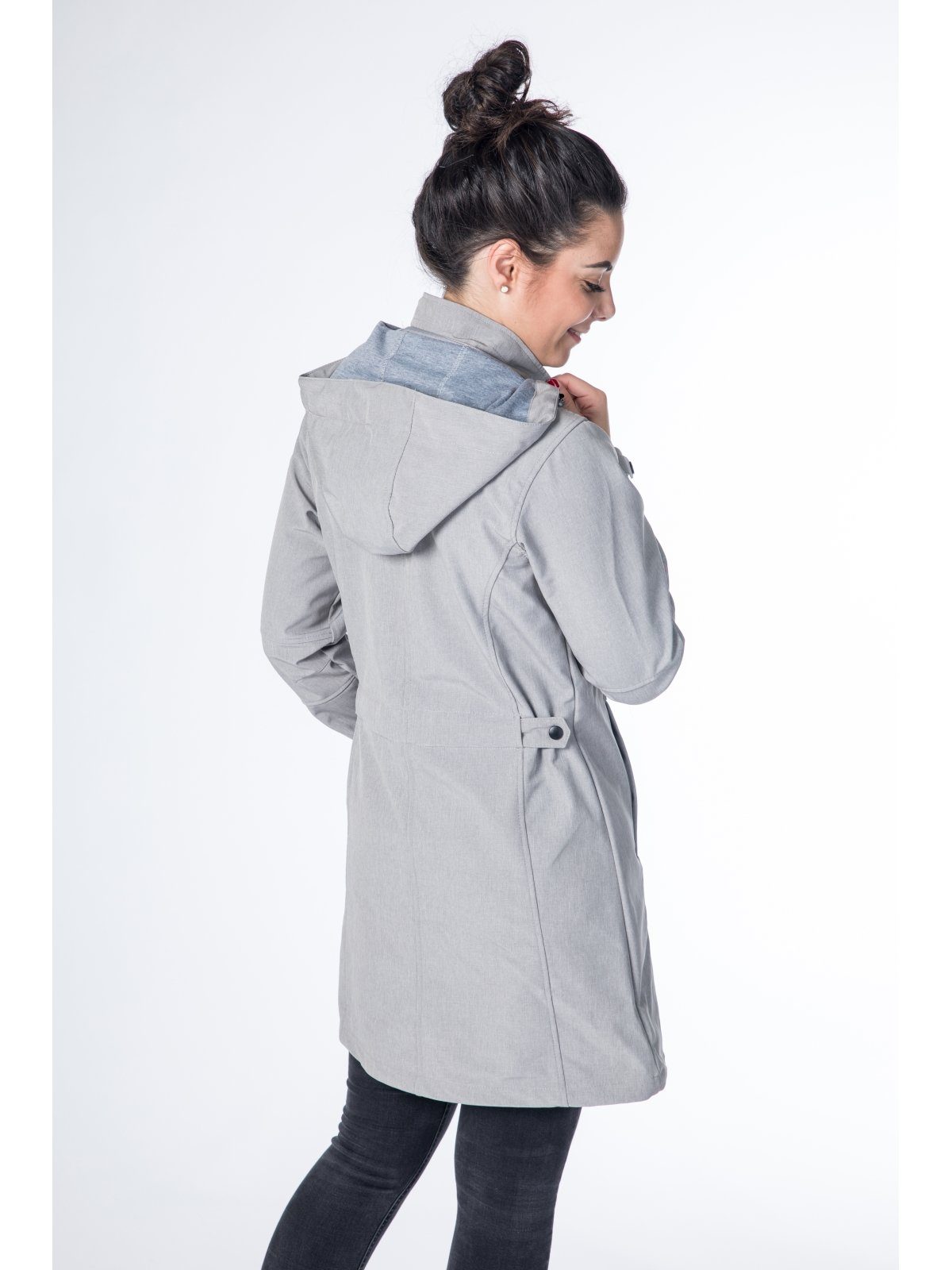 DEPROC Active Softshell-jas GLACE SILVER LONG WOMEN