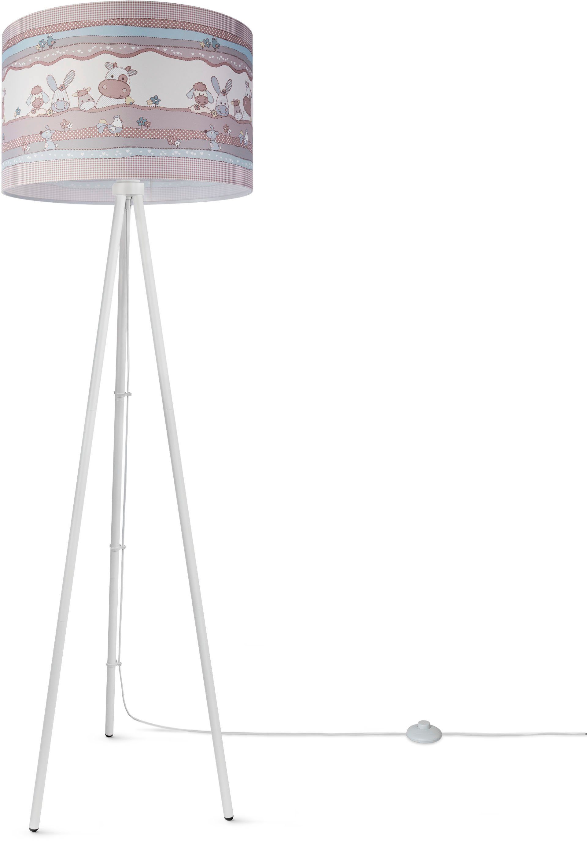 Paco Home Staande lamp Trina Cosmo Kinderlamp vloerlamp LED kinderkamer, dieren-motief, speels, E27