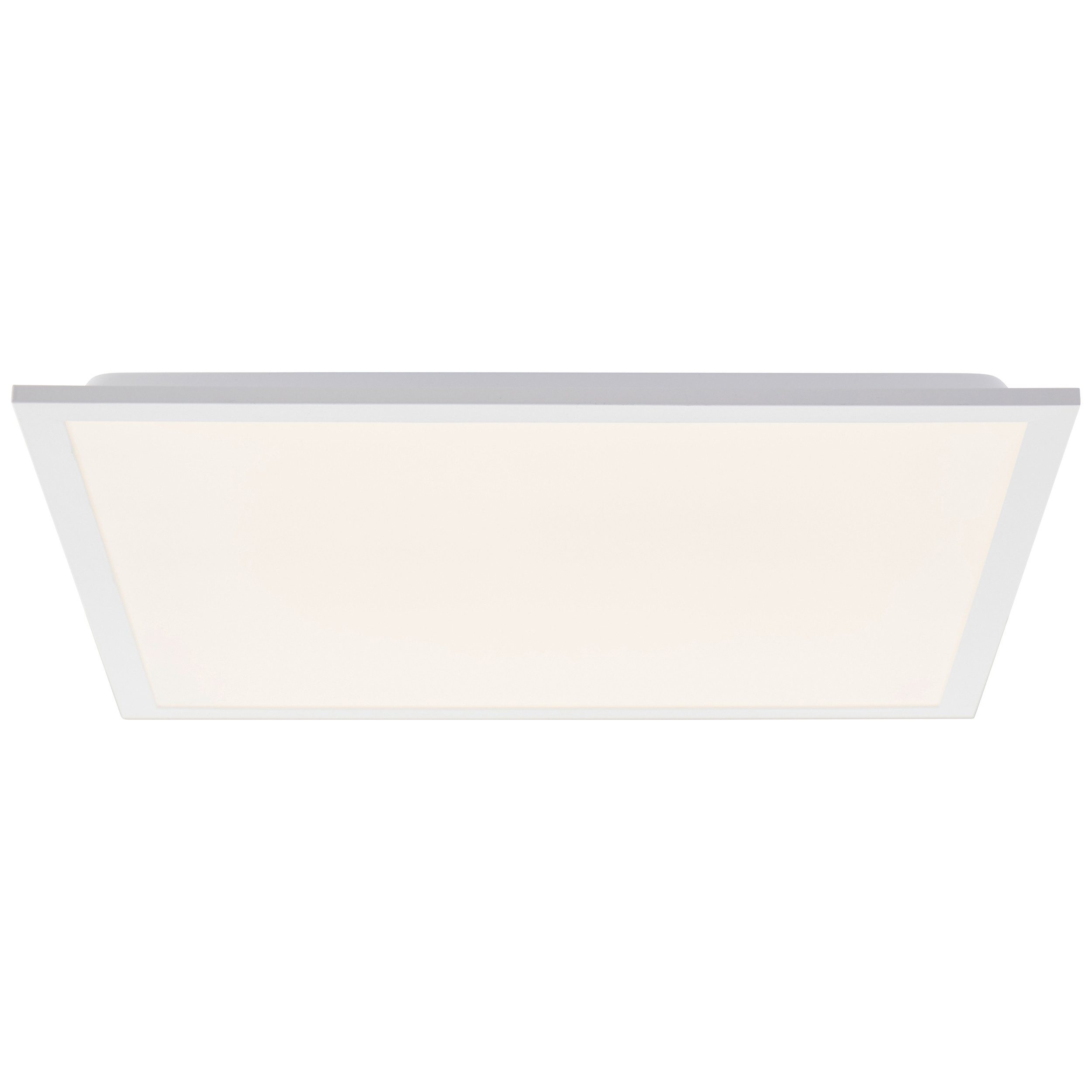 Brilliant Leuchten Led-plafondlamp Briston 45 x 45 cm, 2700 lm, 2700 k, aluminium, wit