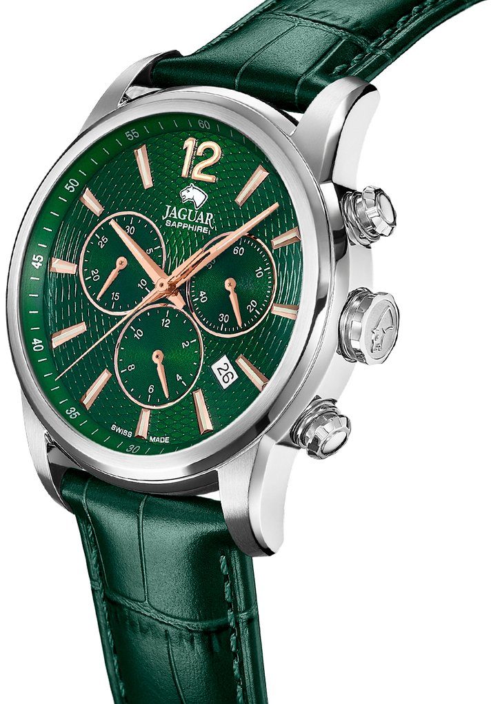 Jaguar Chronograaf ACAMAR Polshorloge, quartz, herenhorloge, saffierglas, stopwatchfunctie
