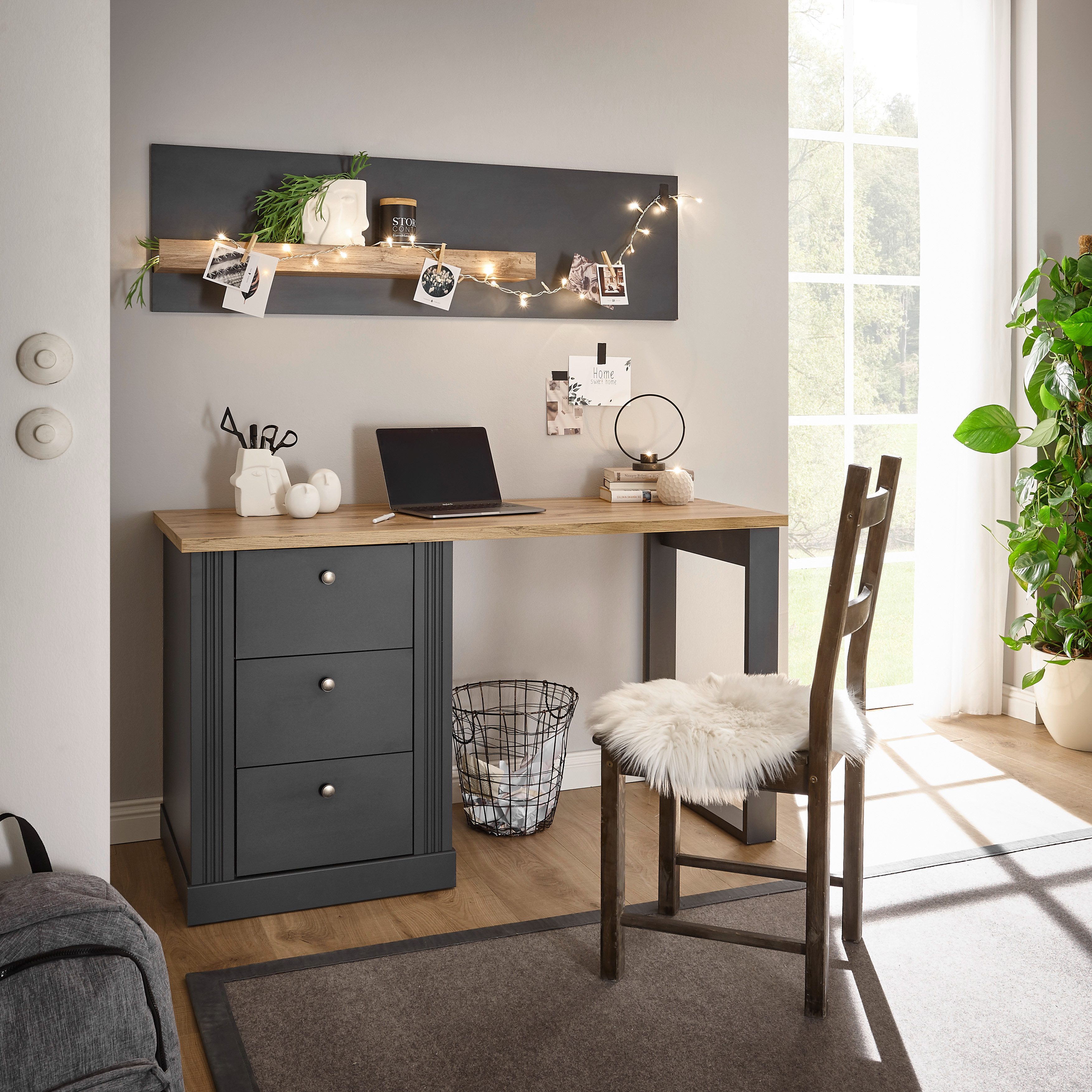 Home affaire Kantoormeubelset Westminster in romantische rustieke stijl, exclusief by otto