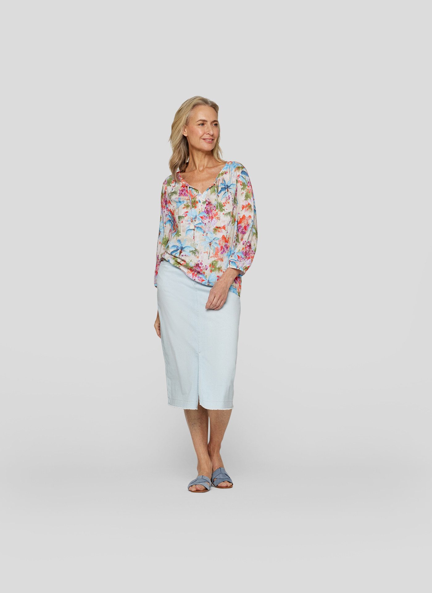 Rabe Gedessineerde blouse
