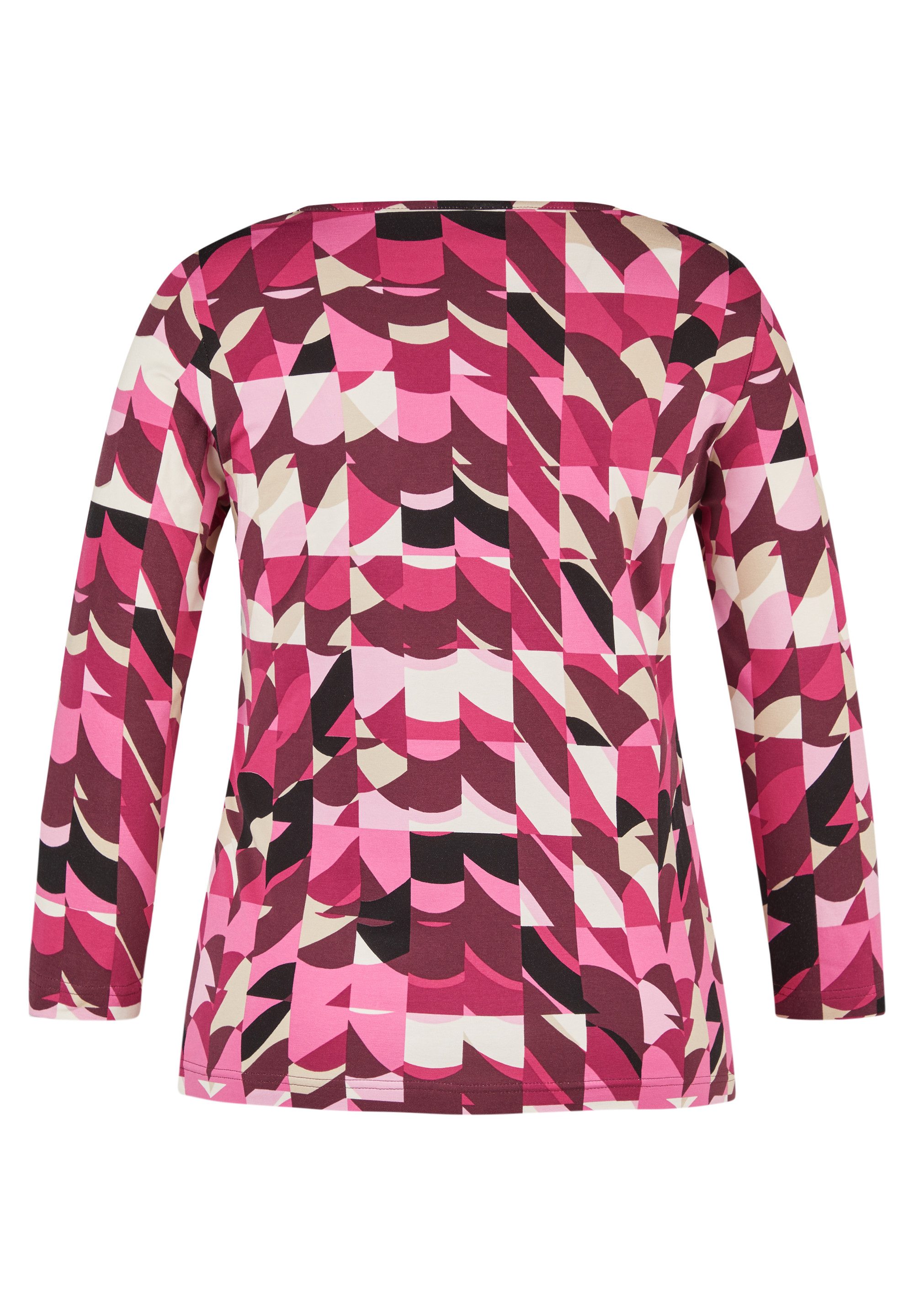 Rabe Shirt met 3/4 mouwen Zomershirt met grafisch patroon