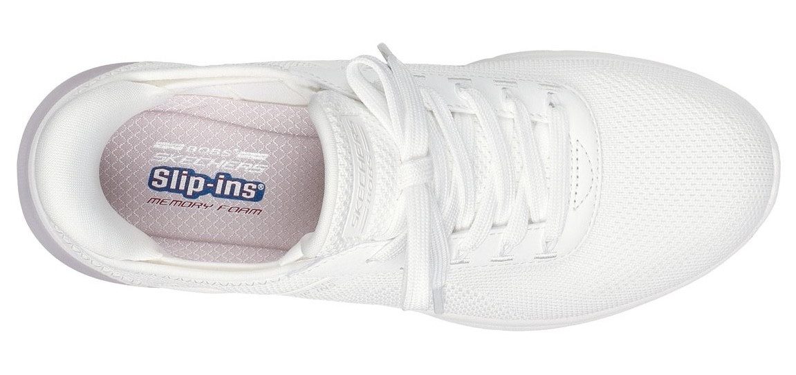 Skechers Slip-on sneakers BOBS ARC WAVES 2.0 , trainingsschoen, slippers, veterschoenen in vegan verwerking