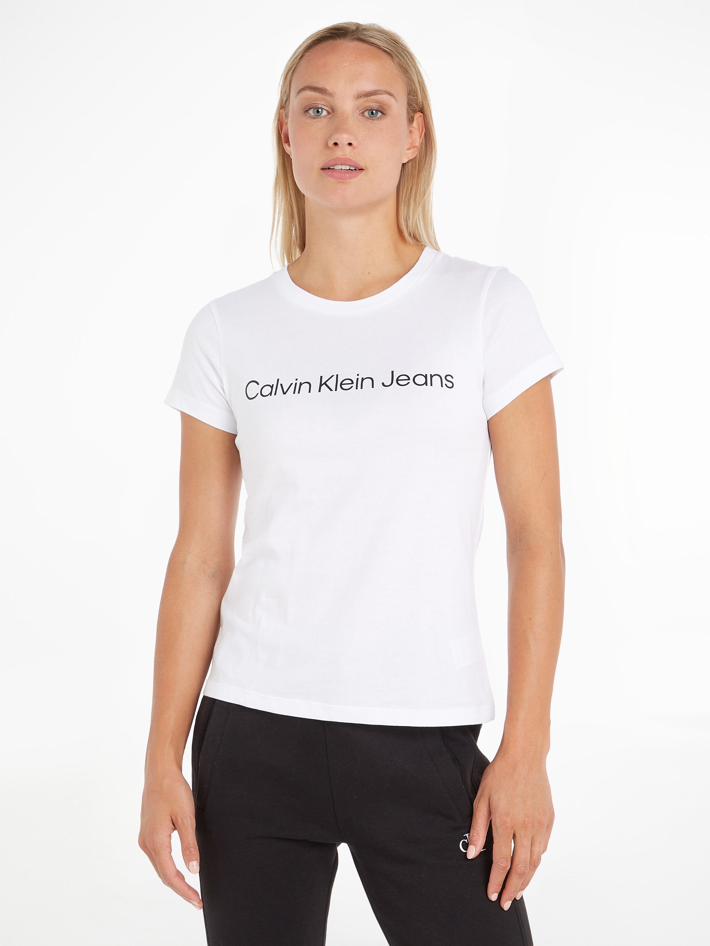 Calvin Klein T-shirt CORE INSTIT LOGO SLIM FIT TEE