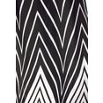 lascana maxi-jurk in zwart-wit-design zwart