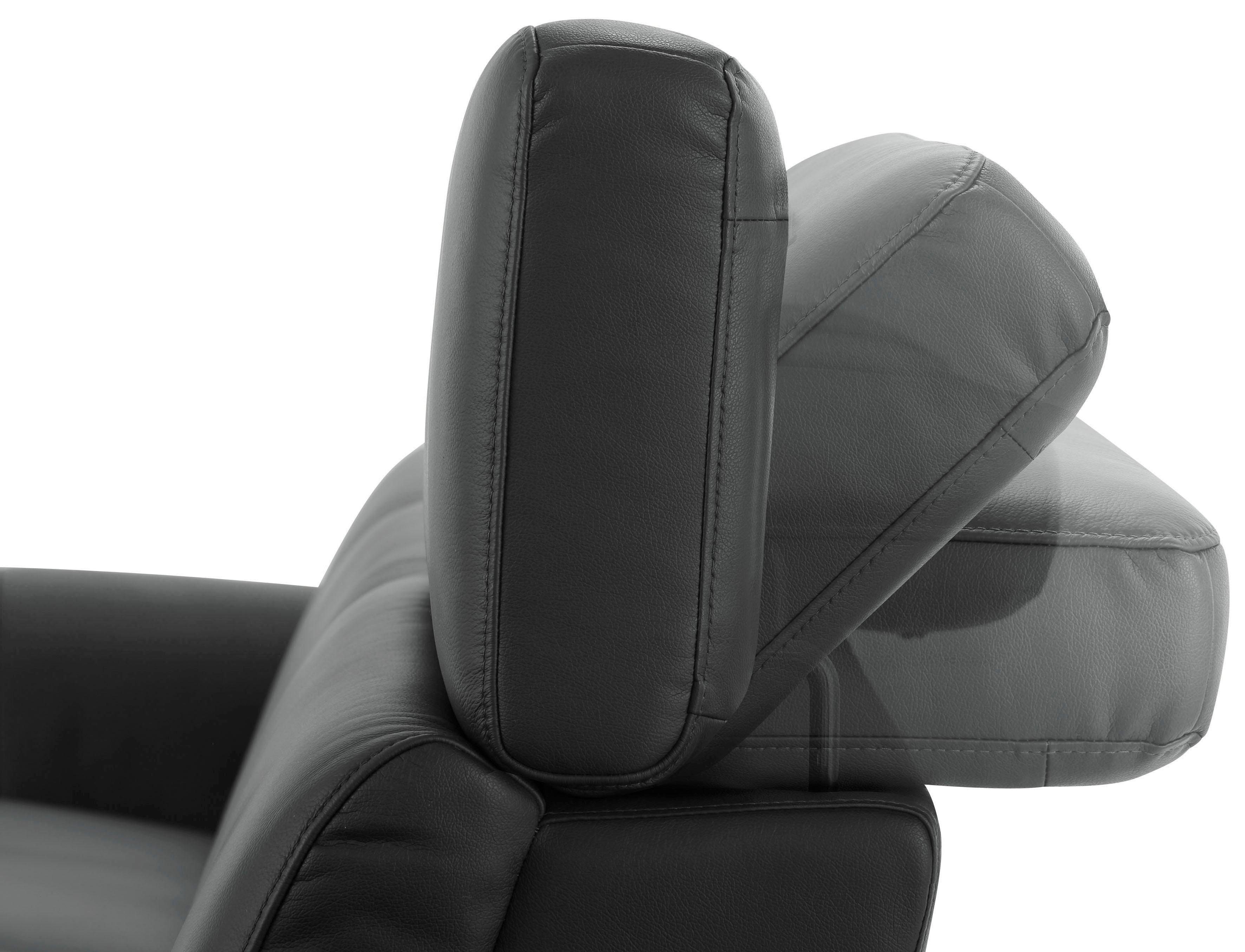 Home affaire Hoekbank Sentrano, L-vorm, 275 cm, man. of electr. relaxfunctie en usb/kopverstelling