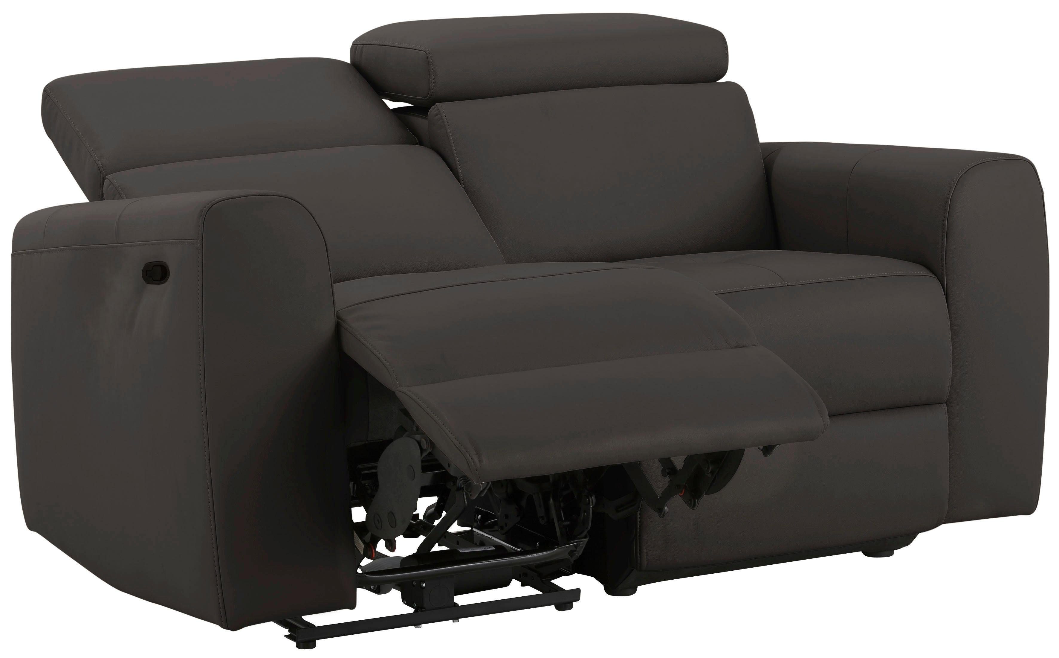 Home affaire 2-zitsbank Sentrano 152 cm, man. of electr. relaxfunctie en usb/kopverstelling