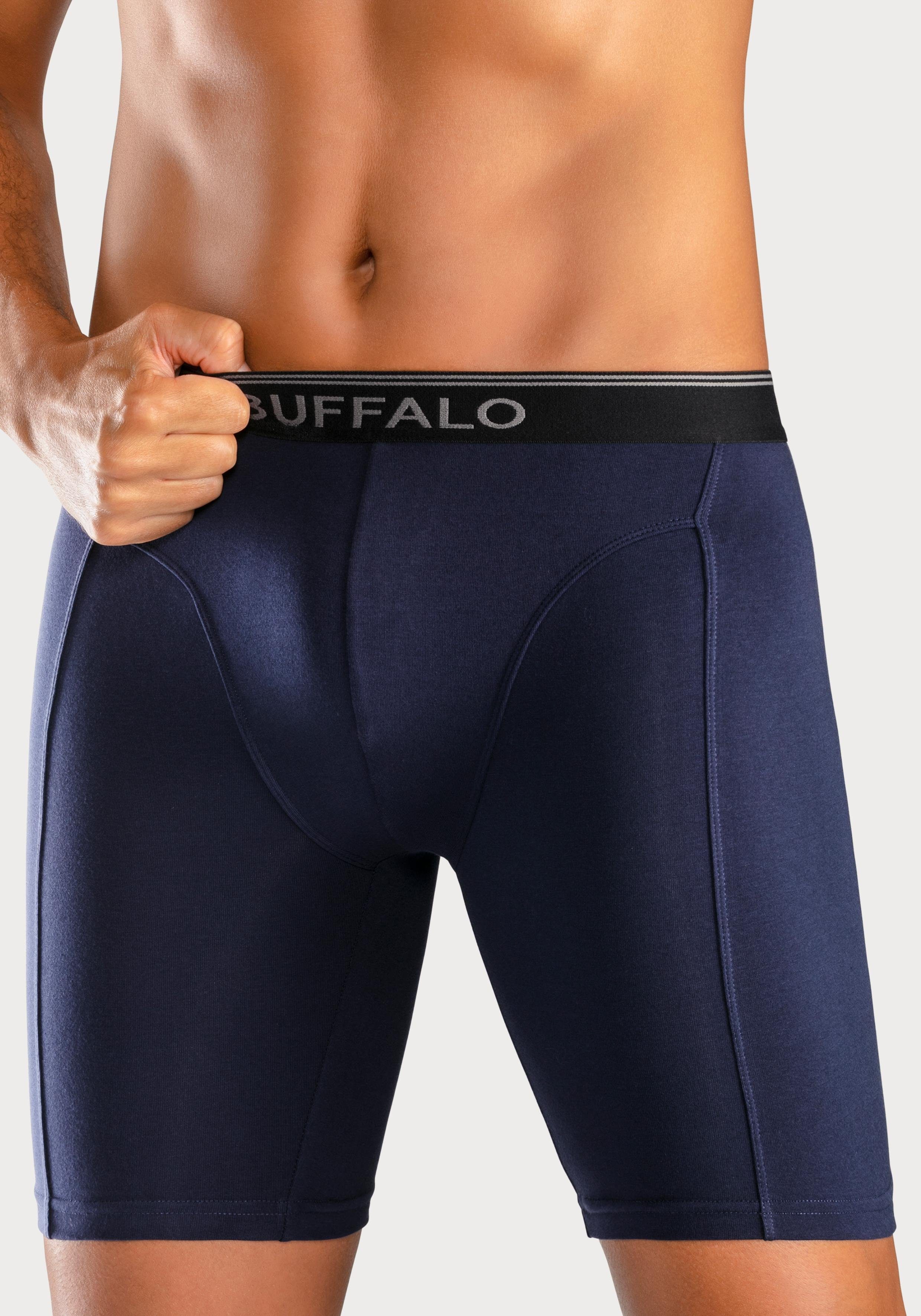 Buffalo Boxershort voor heren in een lang model ook ideaal voor sport en trekking (set, 3 stuks)