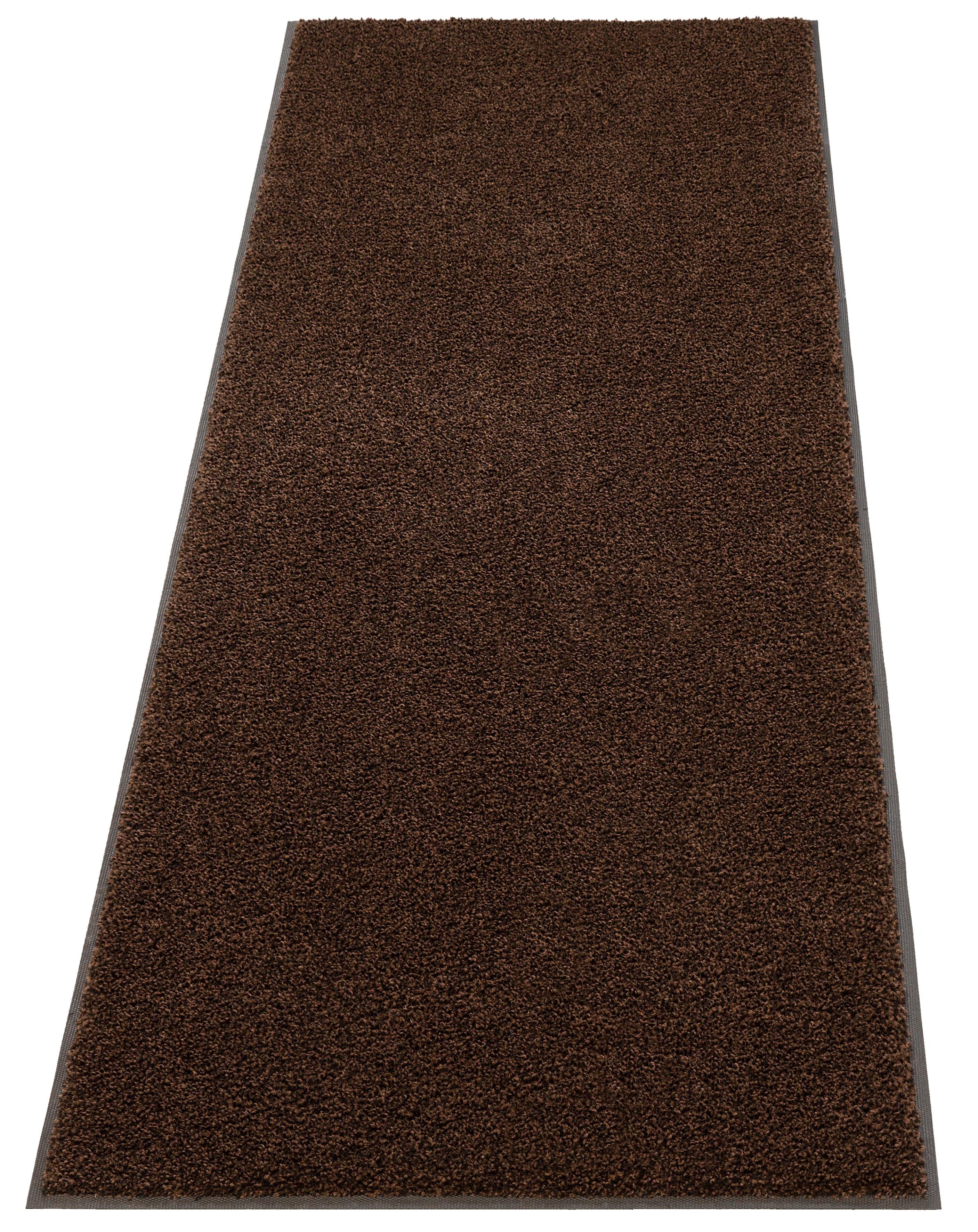 my home Loper Gloeiende sintel Inloopmatten, schoonloopmatten, inloopmat lopers maat 60x180 cm bruin