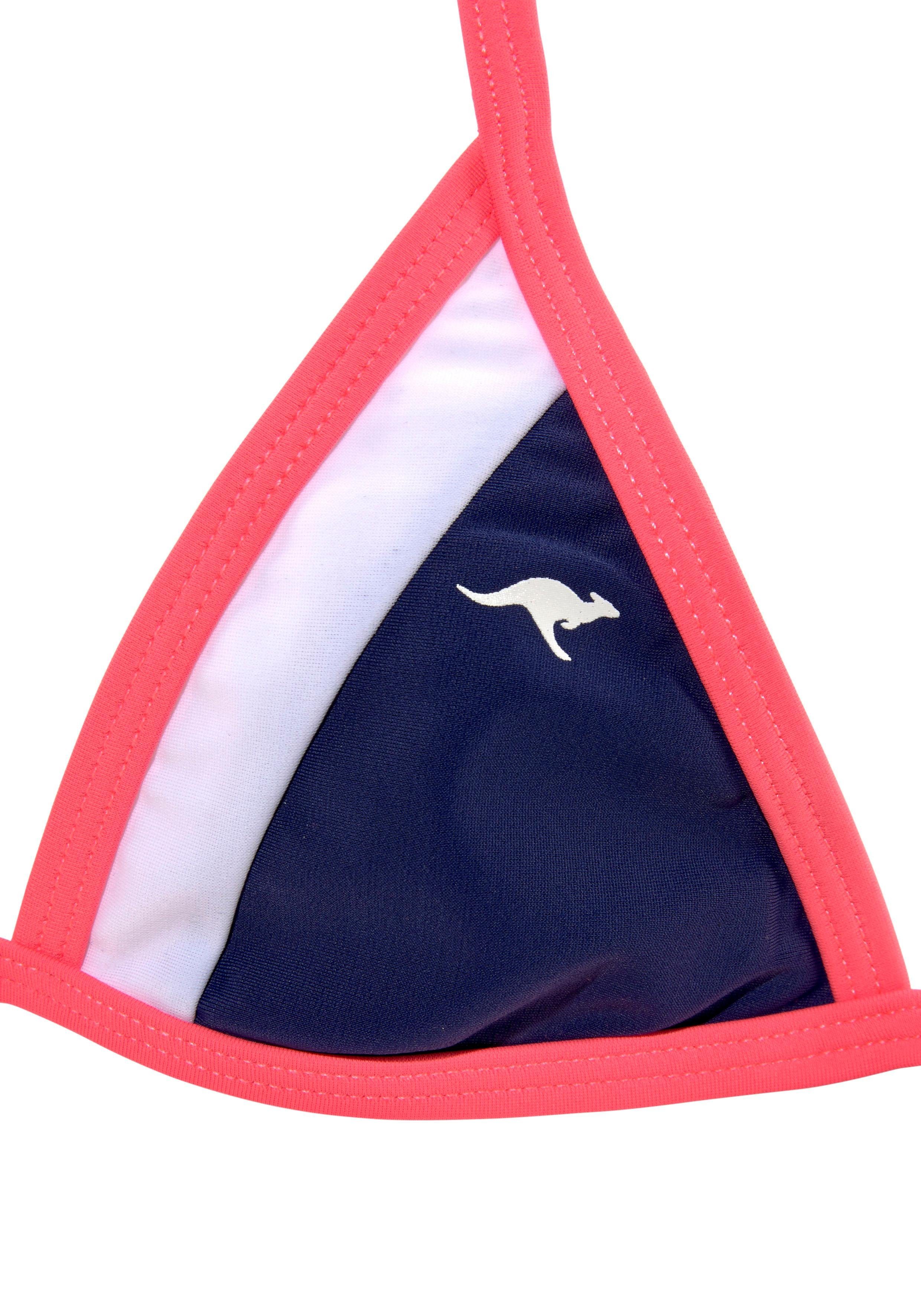 KangaROOS Triangelbikini Energy Kids in cool colourblocking-design