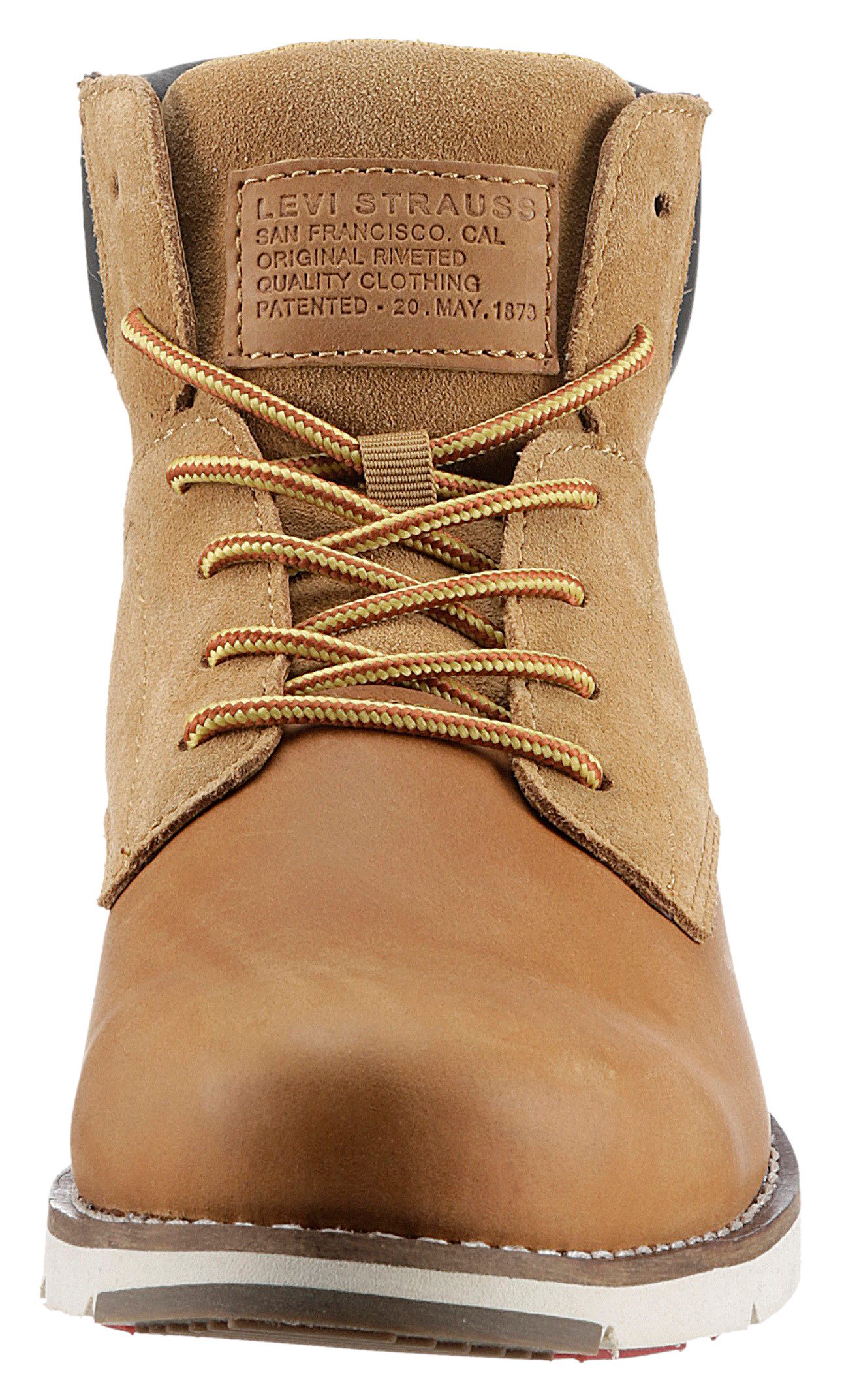 Levi's® Veterschoenen JAX PLUS , casual mode, veterschoenen met rood label en logo-applicatie