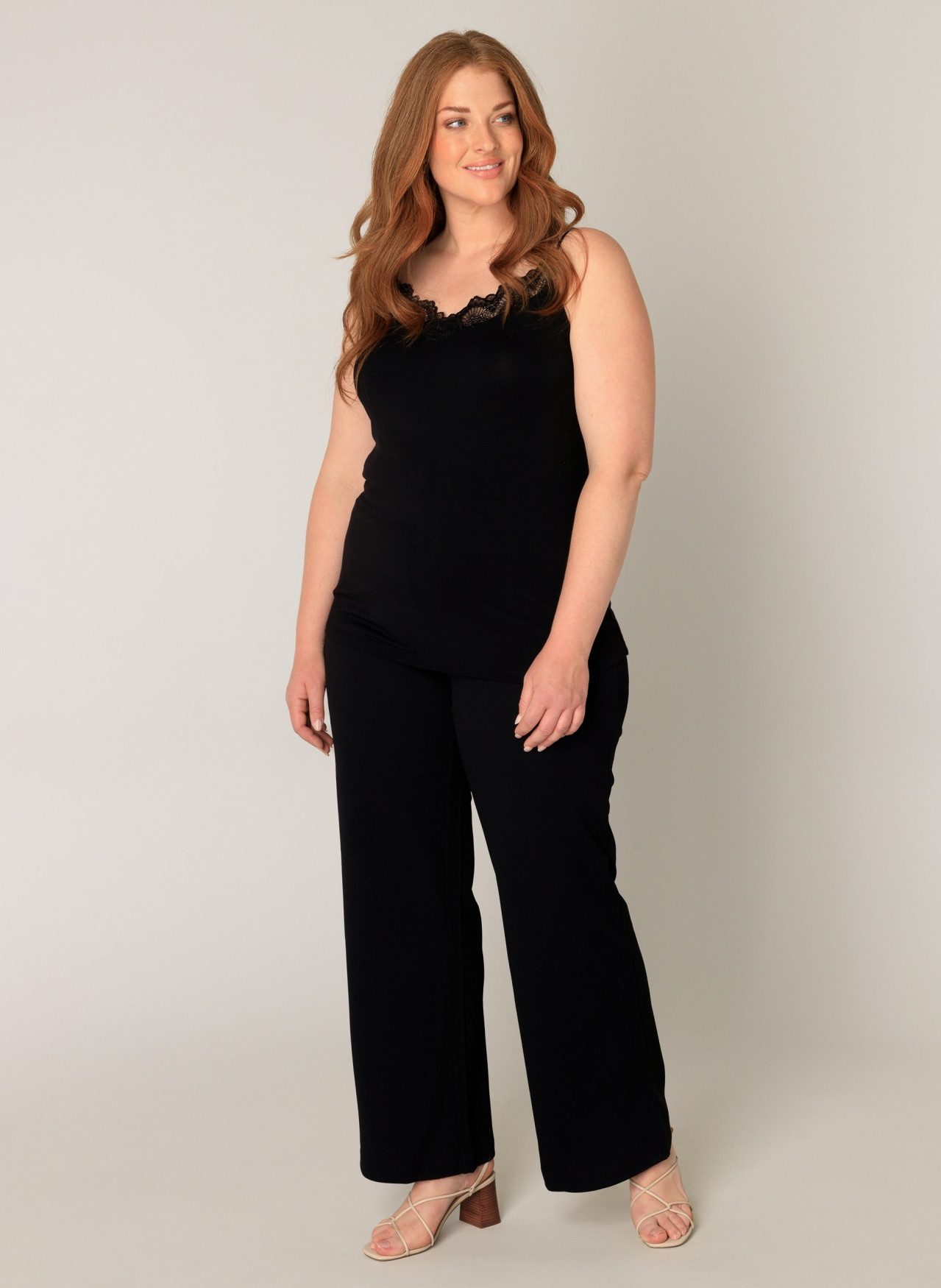 Base Level Curvy Tregging Arah met elastische taille