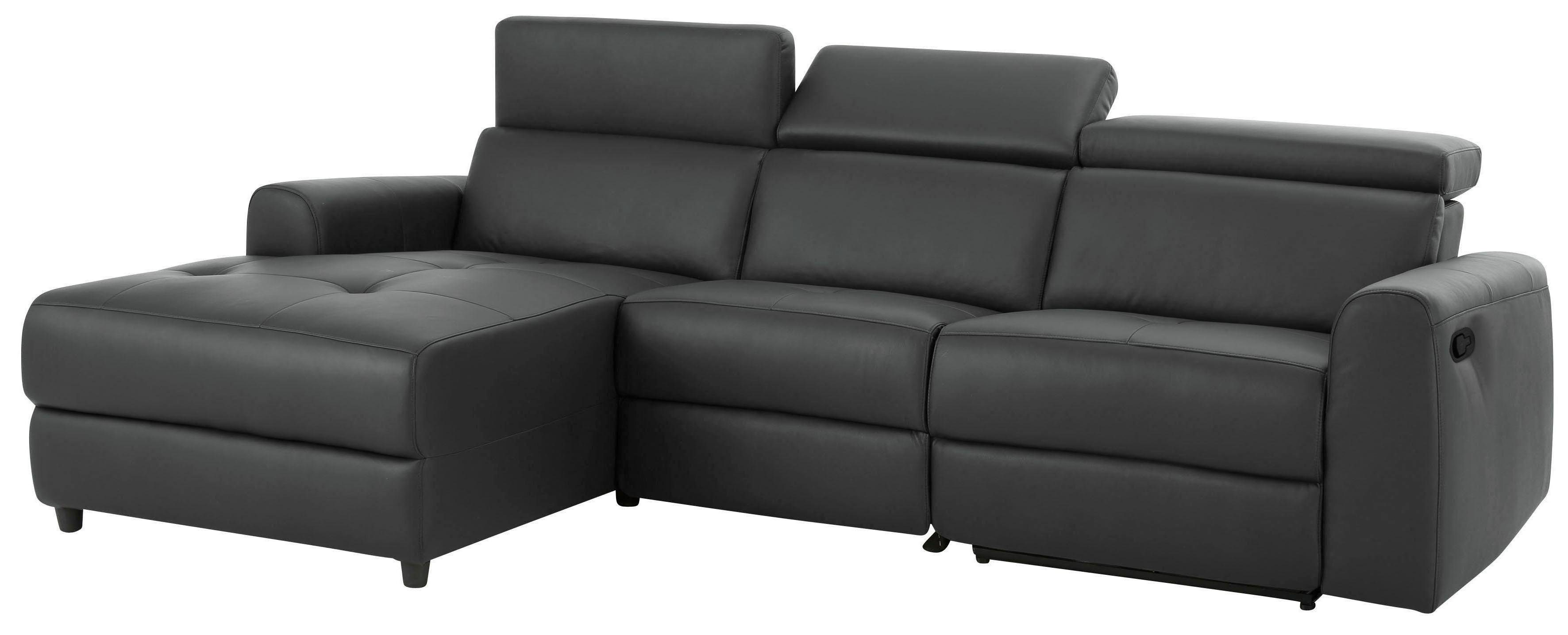 Home affaire Hoekbank Sentrano, L-vorm, 275 cm, man. of electr. relaxfunctie en usb/kopverstelling