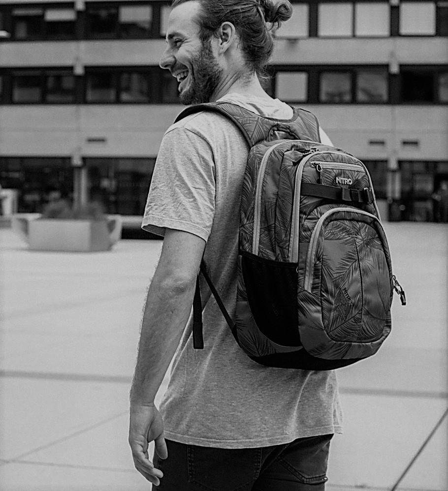 NITRO Schoolrugzak CHASE Casual rugzak, rugzak voor vrijetijd, school, werk en reis