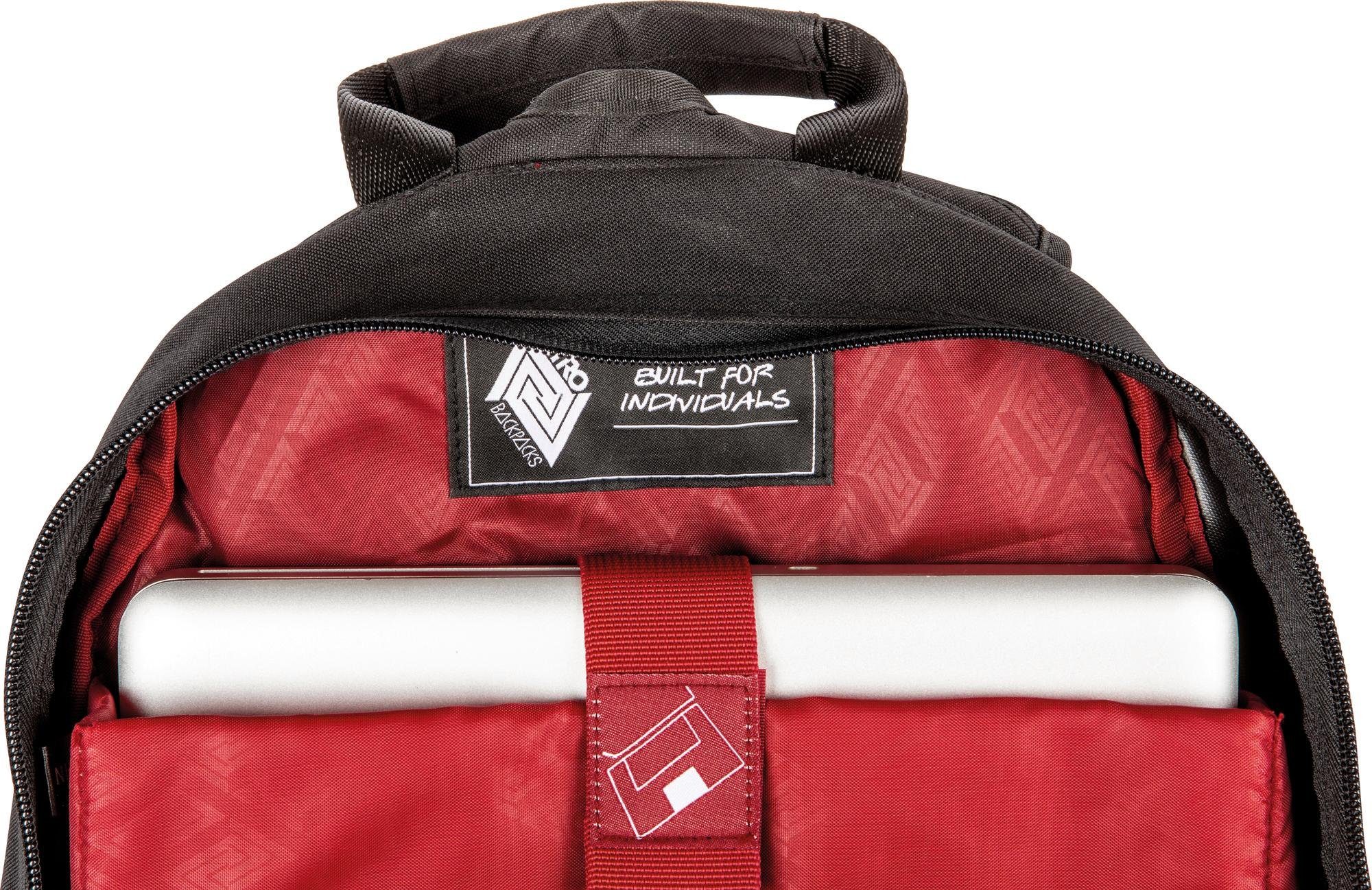 NITRO Schoolrugzak Stash 29 Casual rugzak, rugzak voor vrijetijd, school, werk en reis