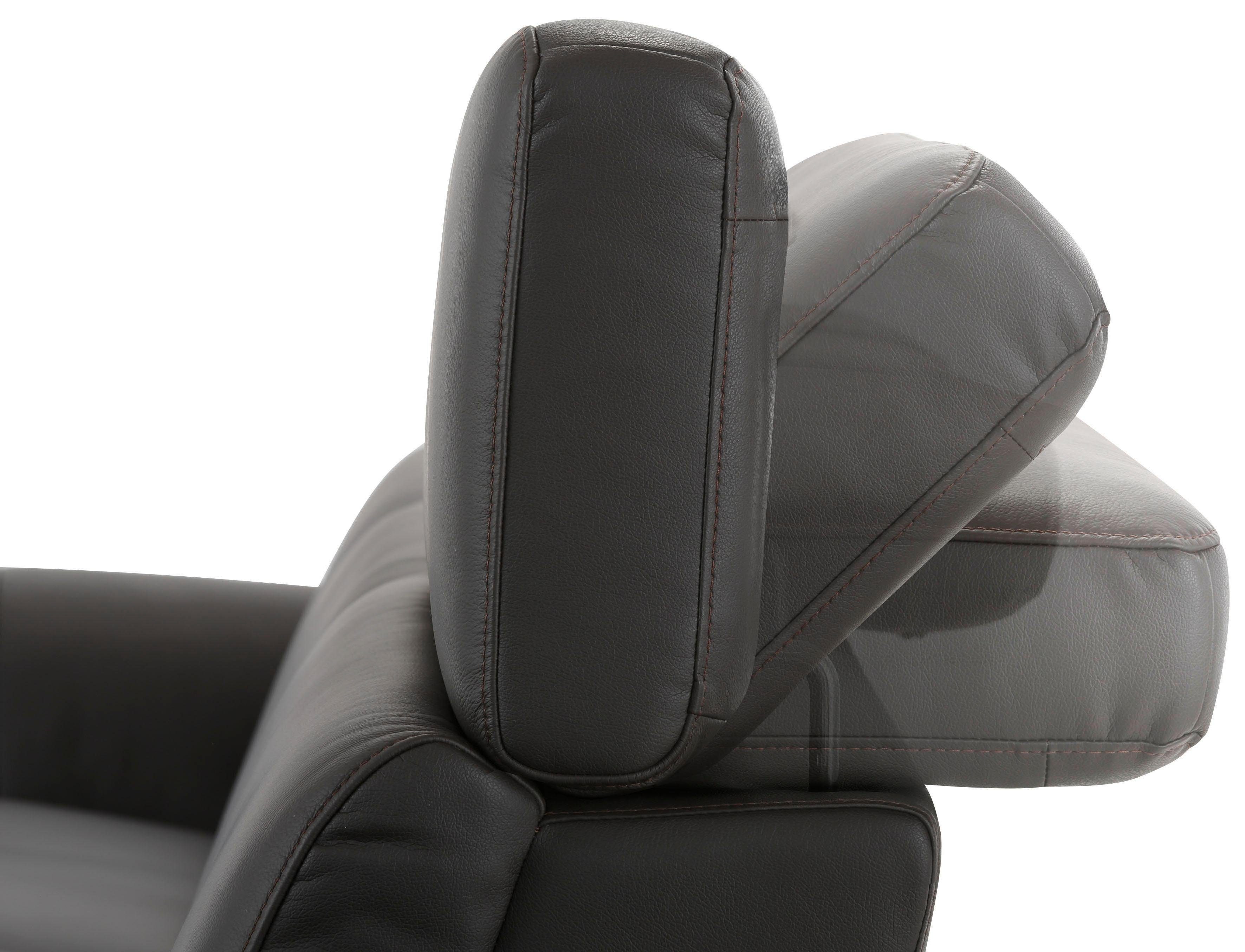 Home affaire Hoekbank Sentrano, L-vorm, 275 cm, man. of electr. relaxfunctie en usb/kopverstelling