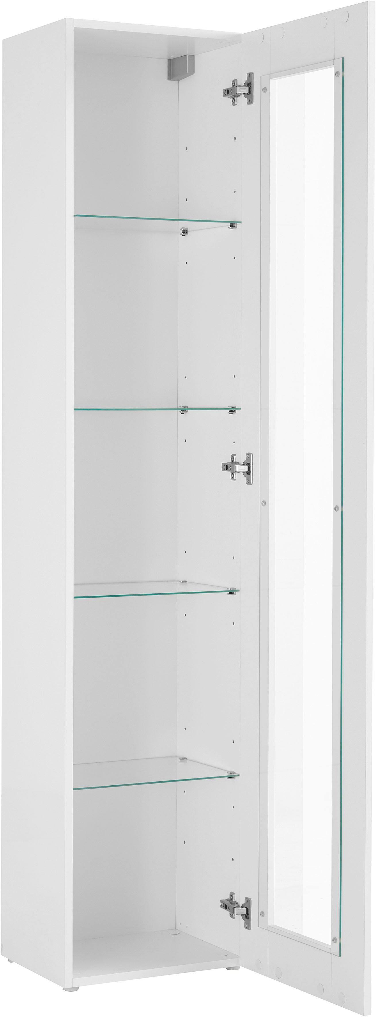 INOSIGN Vitrinekast Maruska Glasvitrine, opbergruimte vitrine, staand en hangend te monteren (1 stuk)