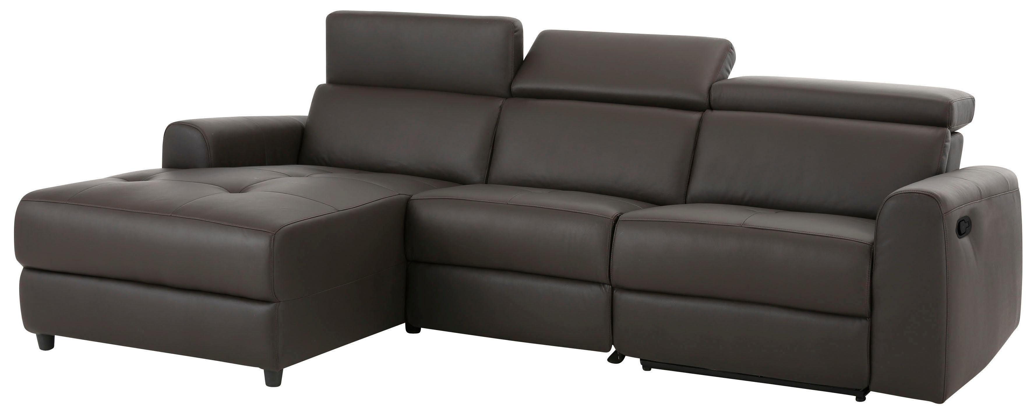 Home affaire Hoekbank Sentrano, L-vorm, 275 cm, man. of electr. relaxfunctie en usb/kopverstelling