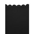 lascana highwaist-bikinibroekje scallop met gelaserd schulprandje zwart